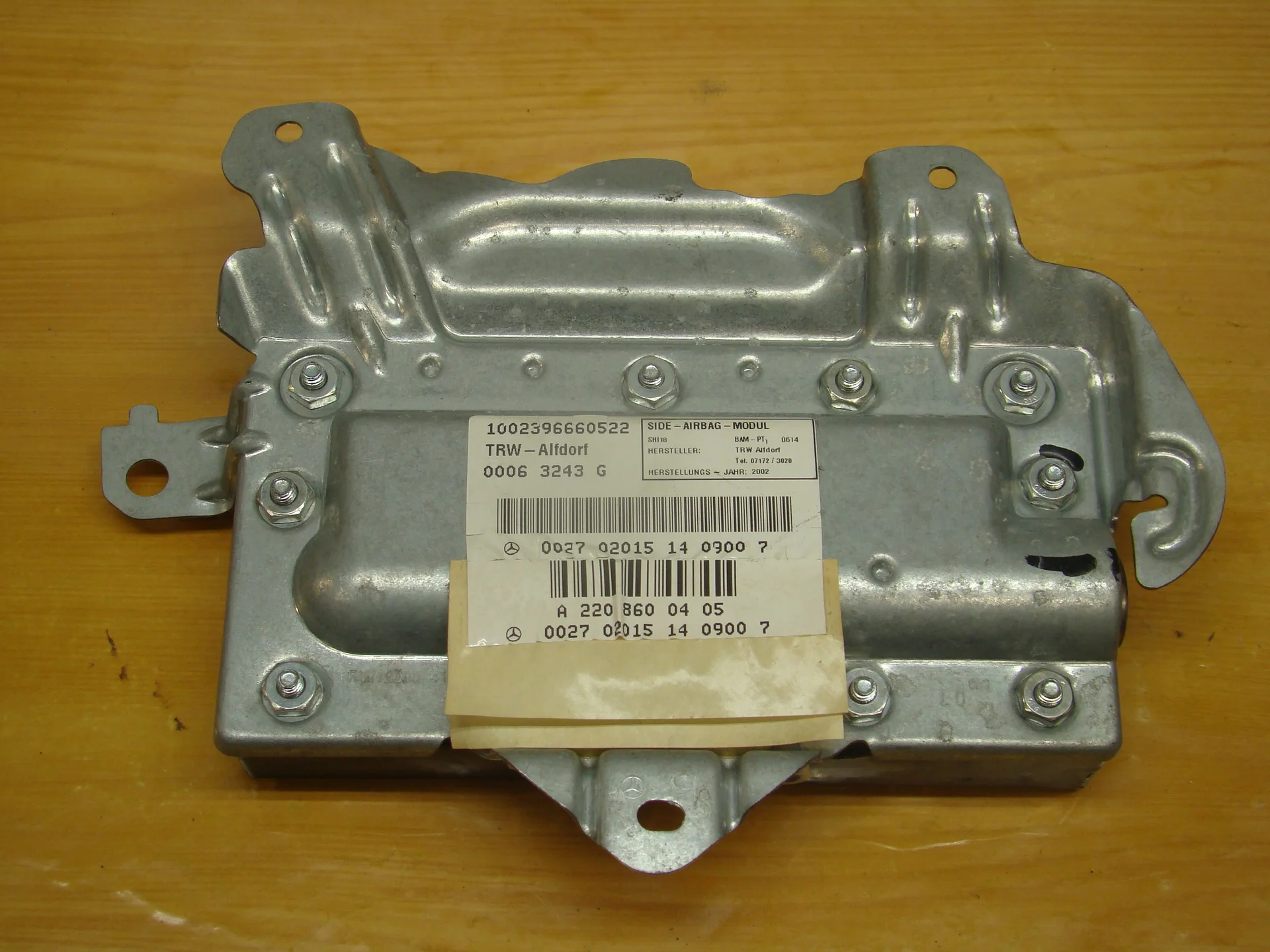 Подушка безопасности задней правой двери Mercedes-Benz W220  A2208600405 - миниатюра 2