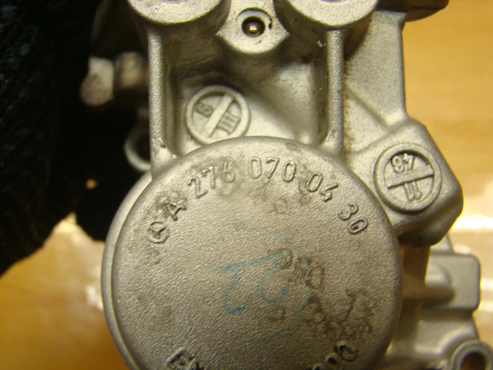 Фланец ТНВД Mercedes-Benz W212 271 A2760700430 - миниатюра 3