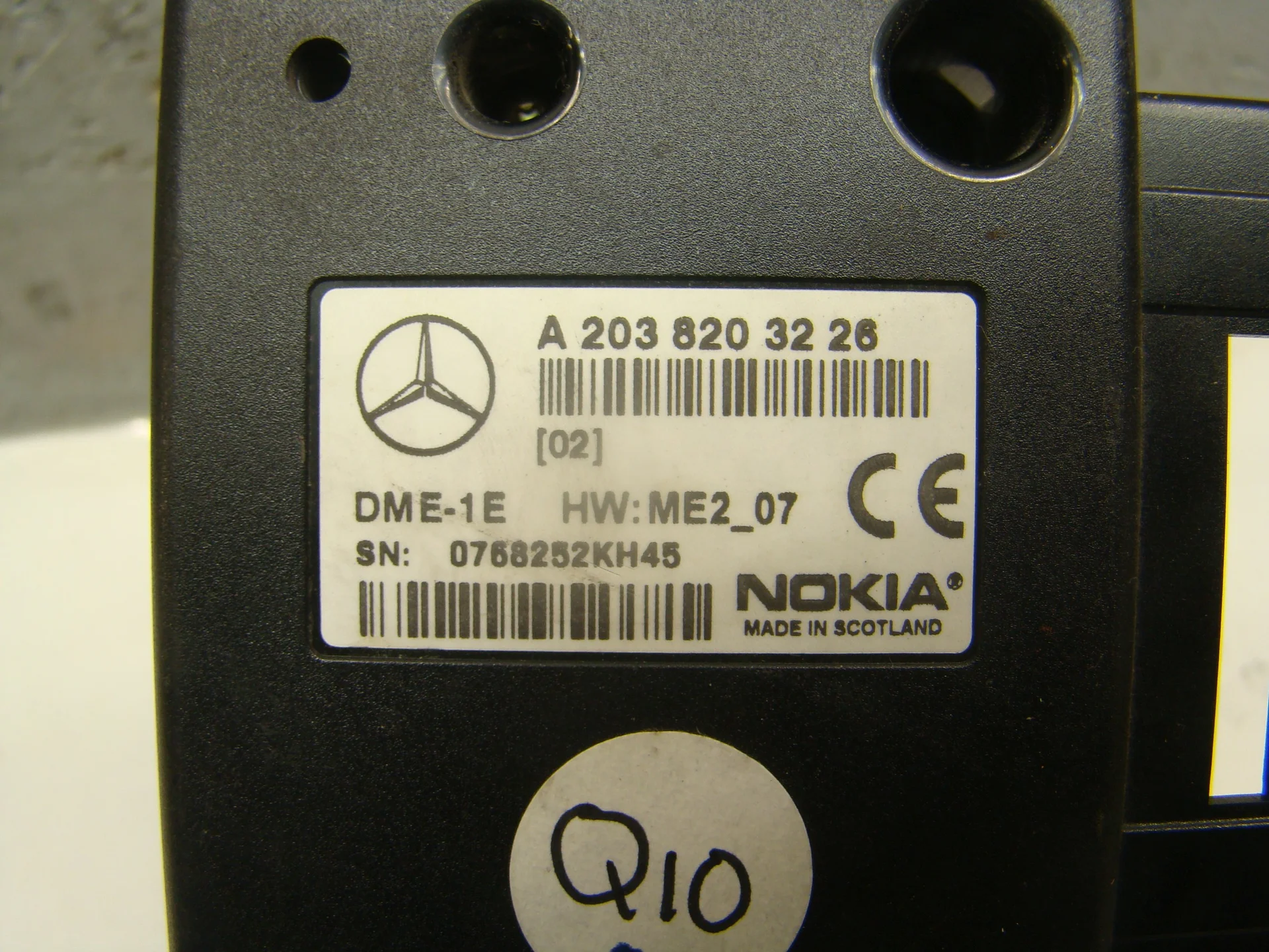 Блок управления телефоном Mercedes-Benz W210 112 A2038203226 - миниатюра 3