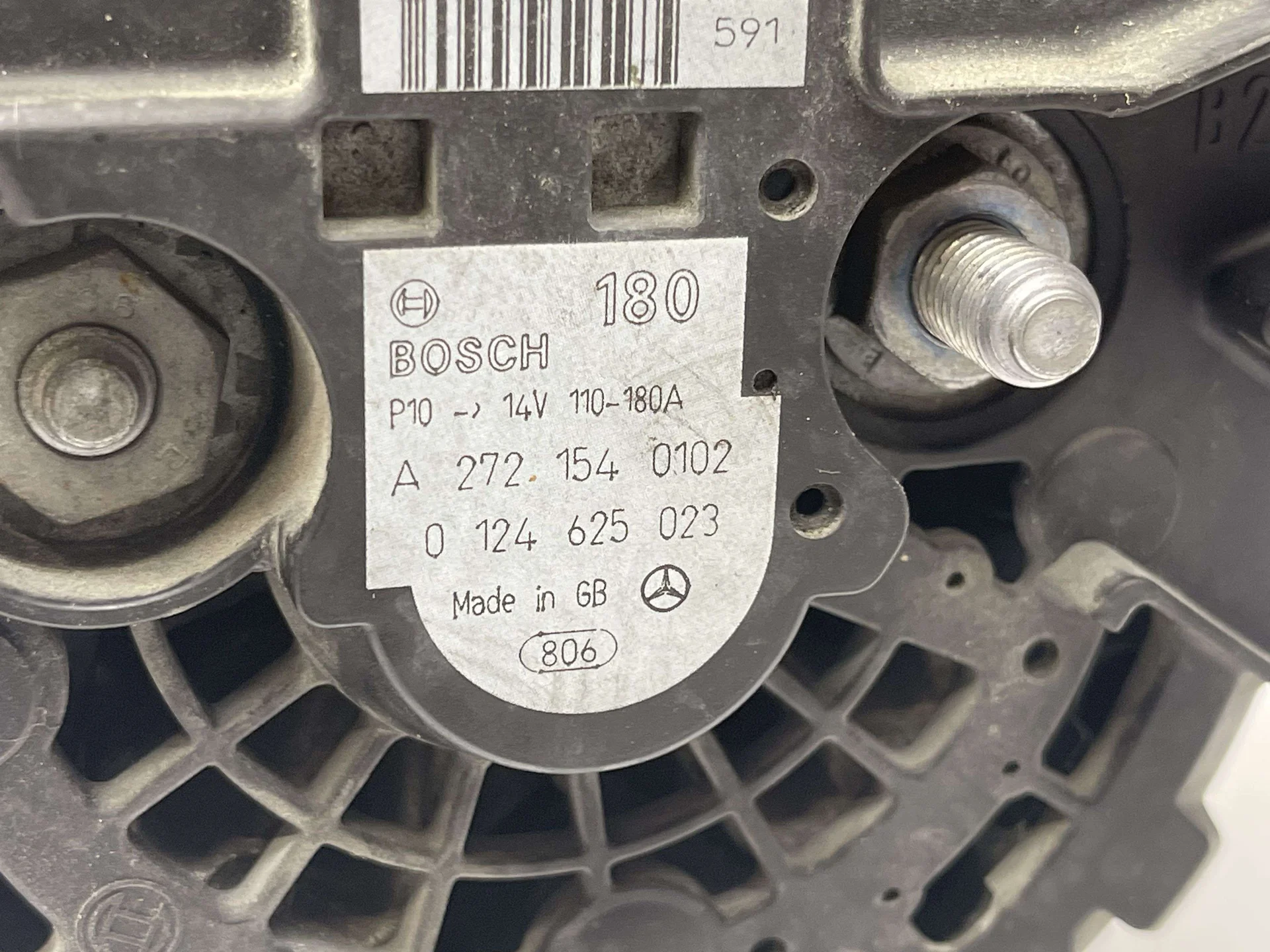 Генератор Mercedes-Benz W164 272 A2721540102 - миниатюра 4