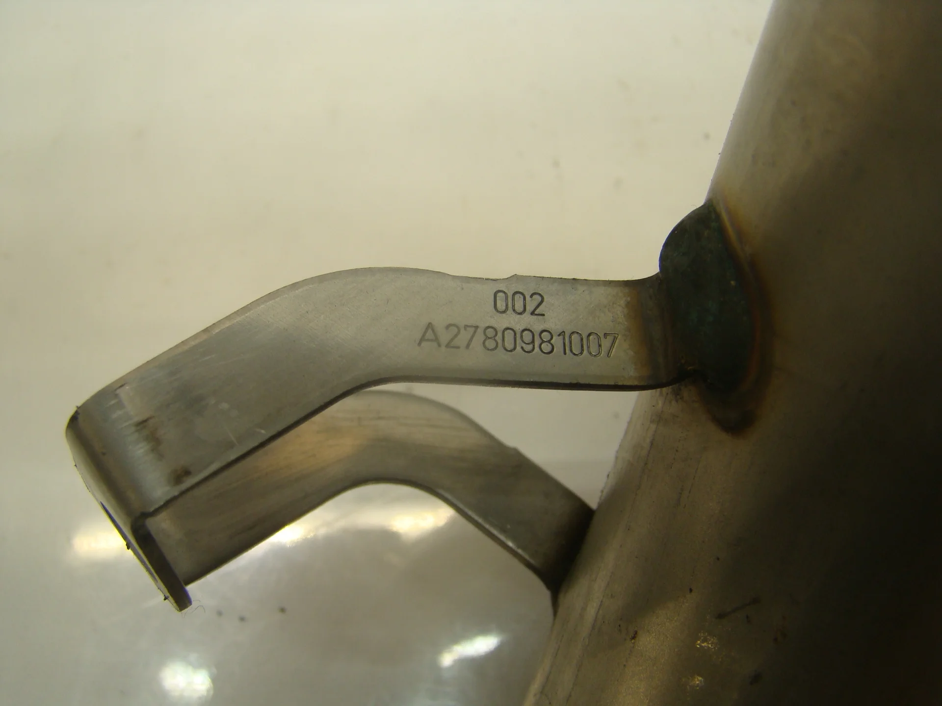 Патрубок интеркулера Mercedes-Benz W221 278 A2780981007 - миниатюра 3