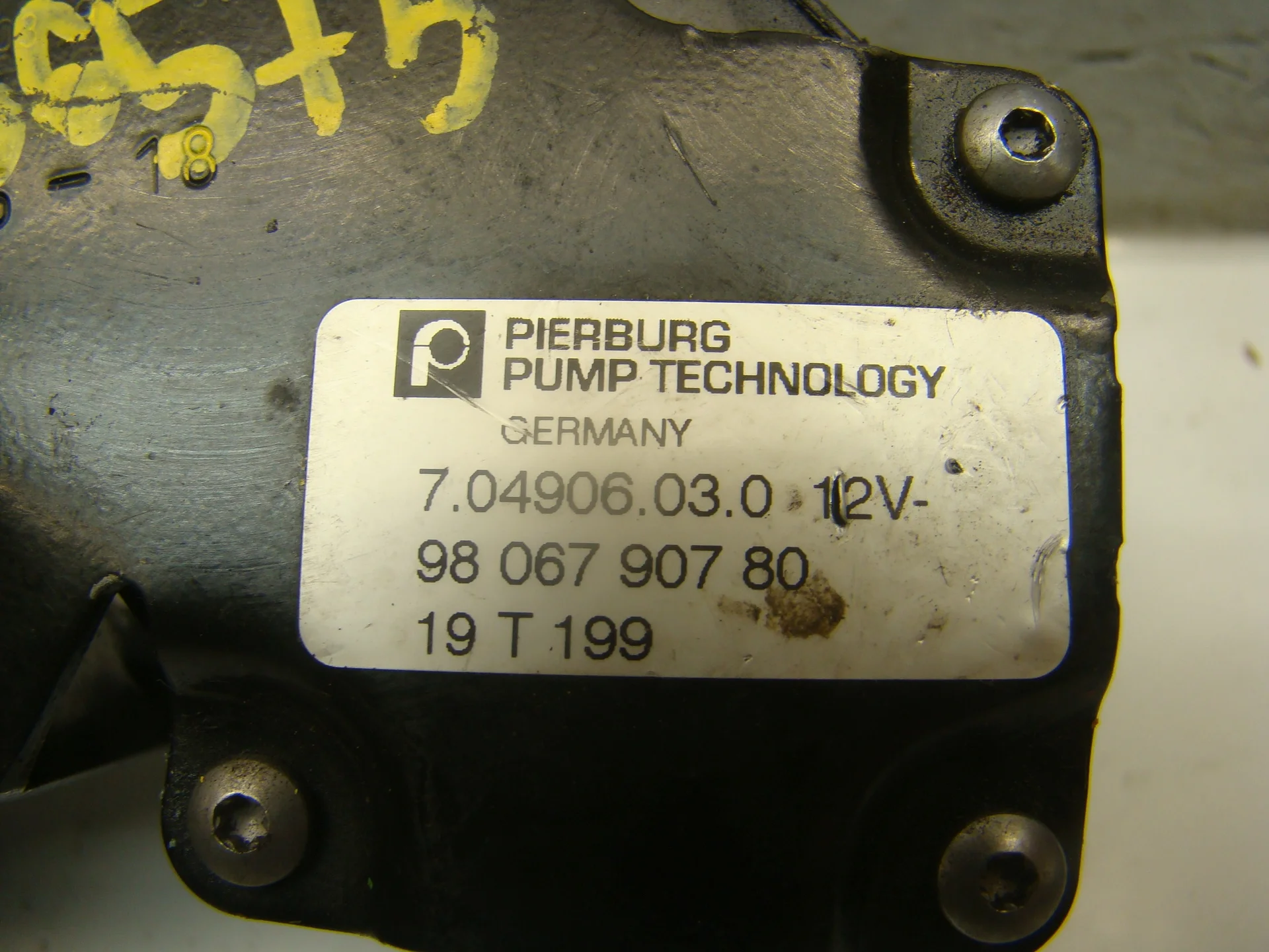 Помпа дополнительной прокачки антифриза Peugeot 308 II T9 5F02 9806790780 - миниатюра 3