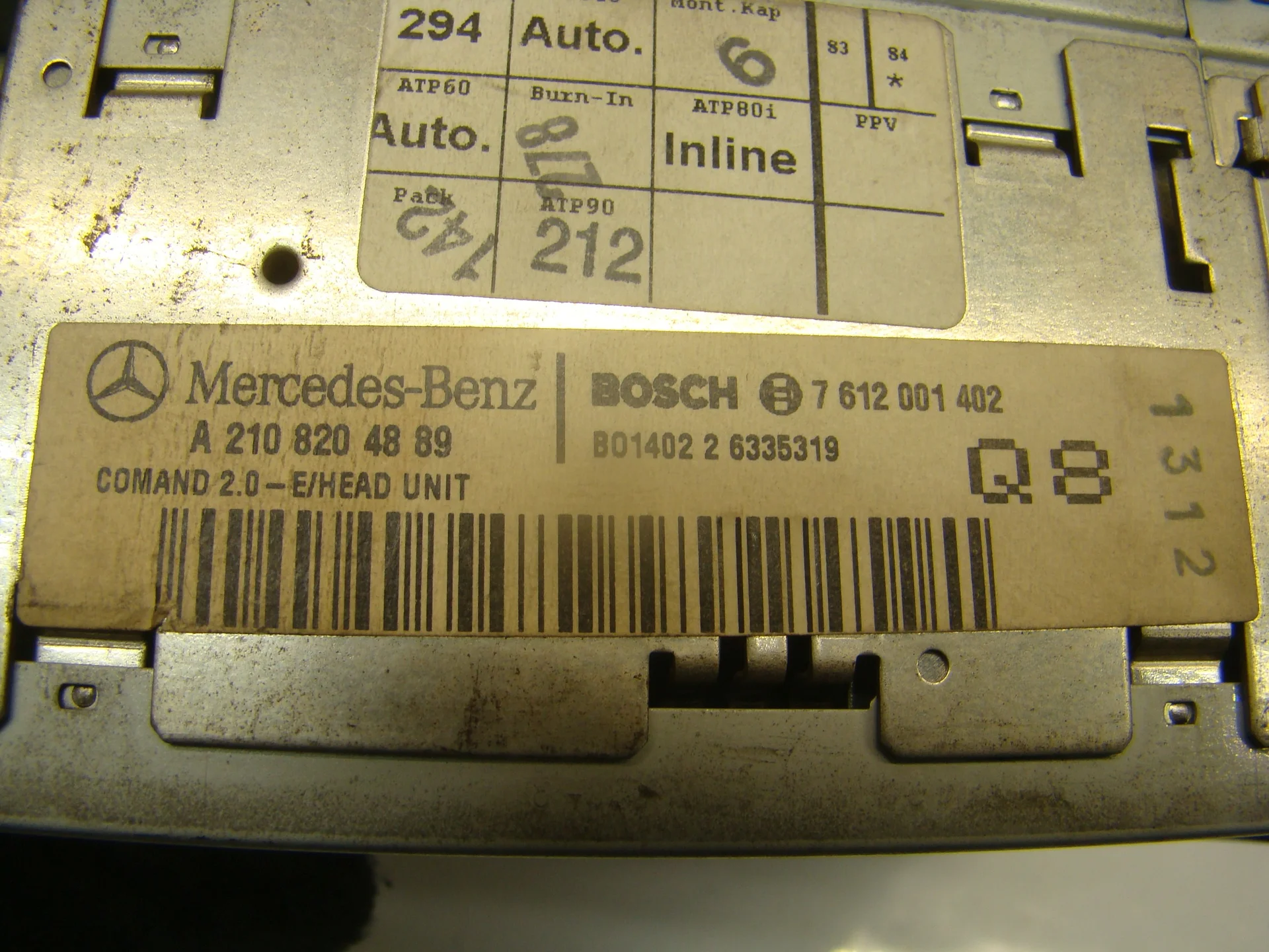 Команд Mercedes-Benz W210 112 A2108205489 - миниатюра 9