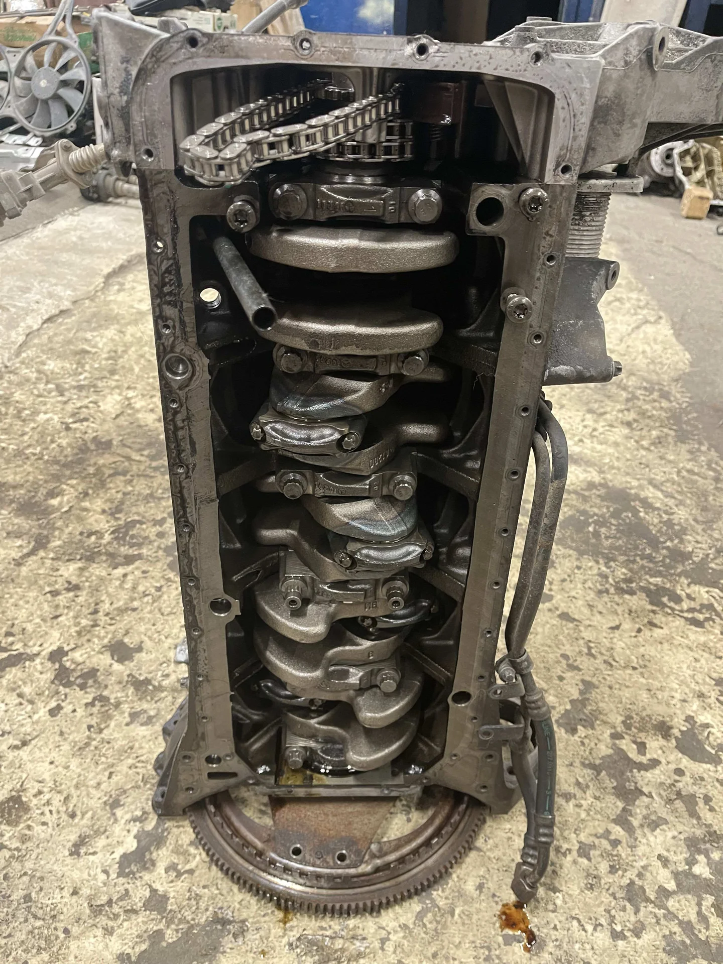 Блок двигателя Mercedes-Benz W210 612 612961 - миниатюра 9