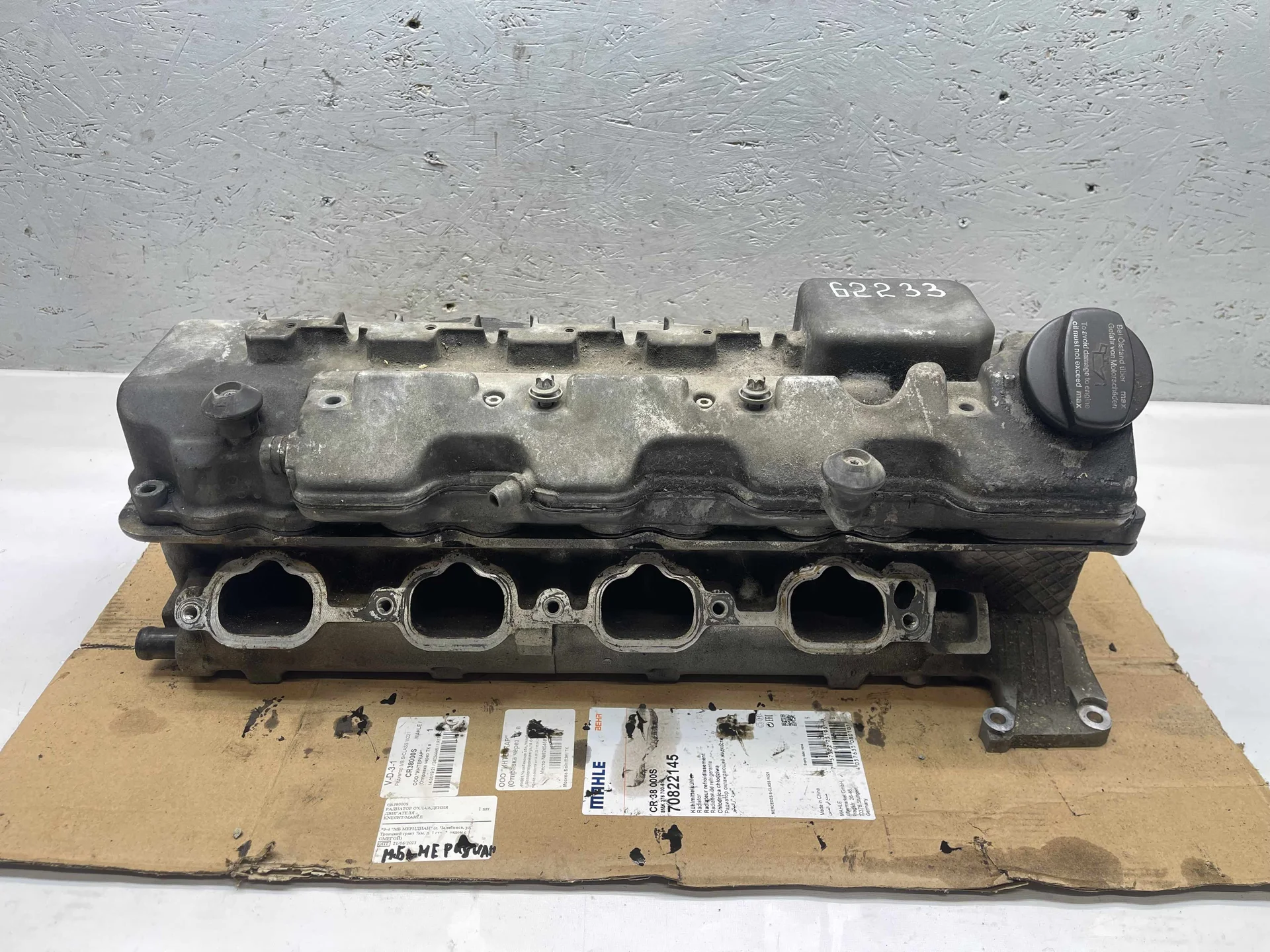 Головка блока цилиндров левая Mercedes-Benz W220 113 A1130161601 - миниатюра 2
