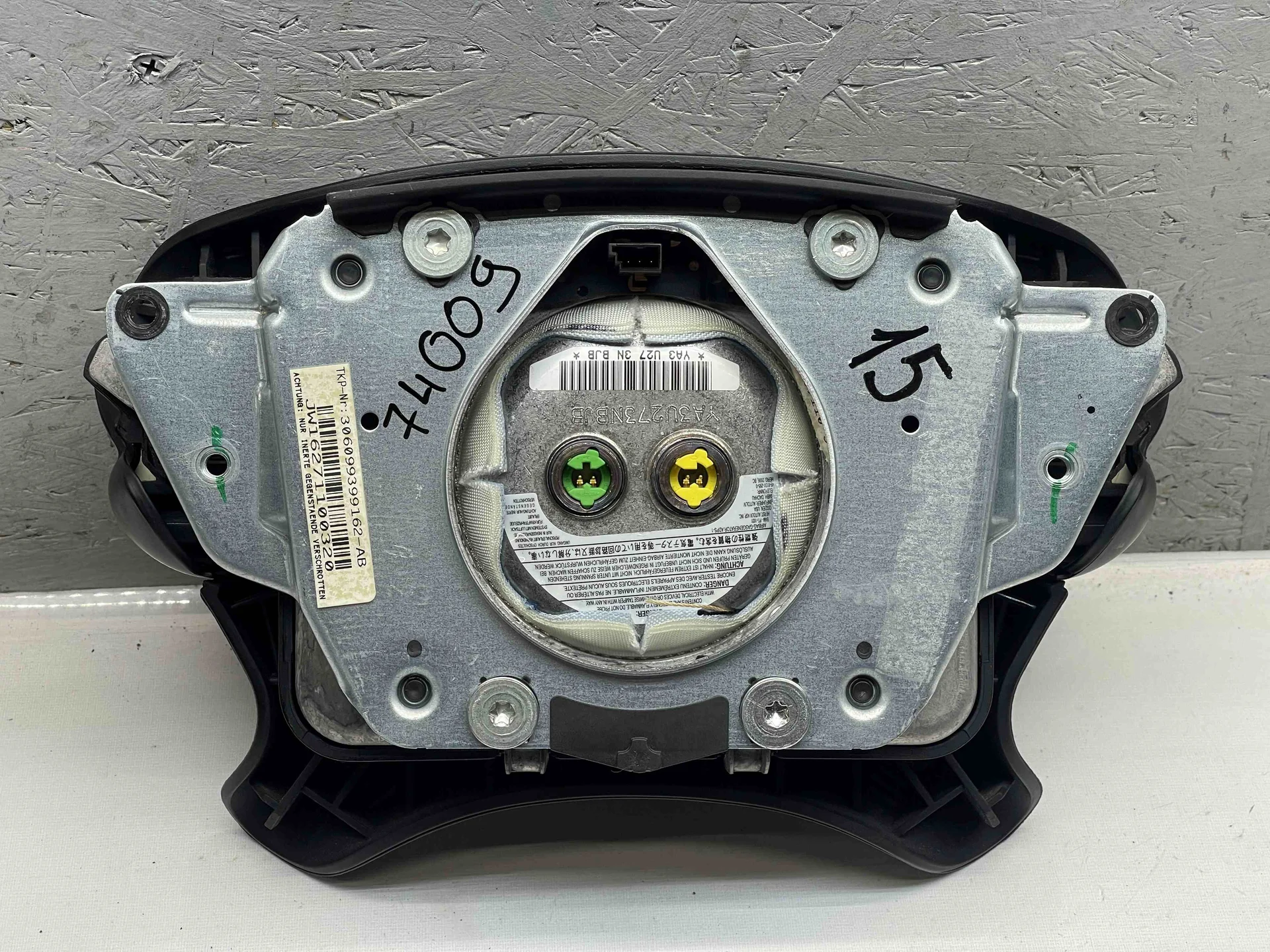 Подушка безопасности в руль Mercedes-Benz W211 272 A2308600002 - миниатюра 3