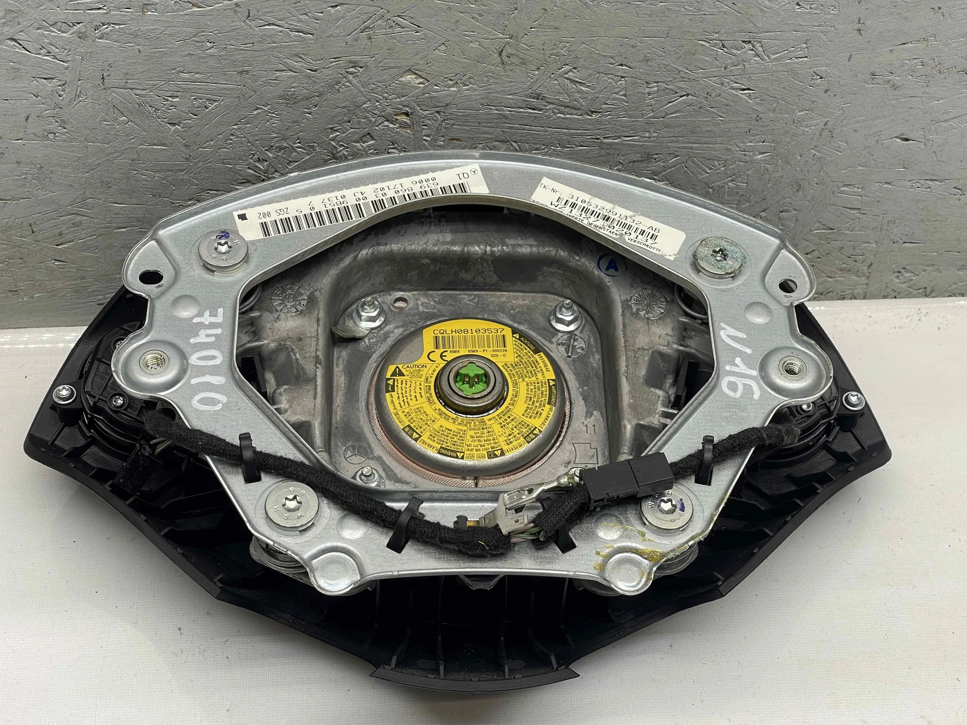 Подушка безопасности в руль Mercedes-Benz W639 272 A6398601902 - миниатюра 5