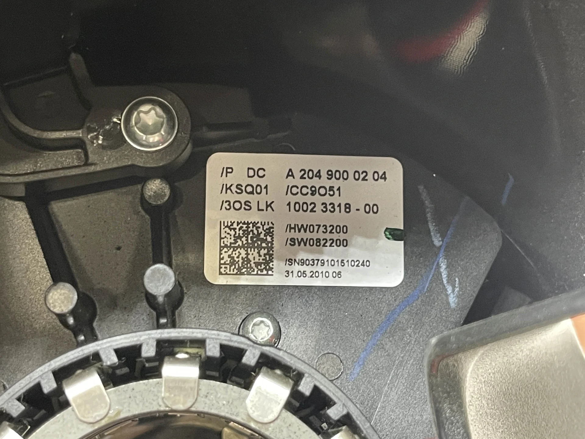 Переключатель подрулевой Mercedes-Benz W204 271 A2049000204 - миниатюра 5