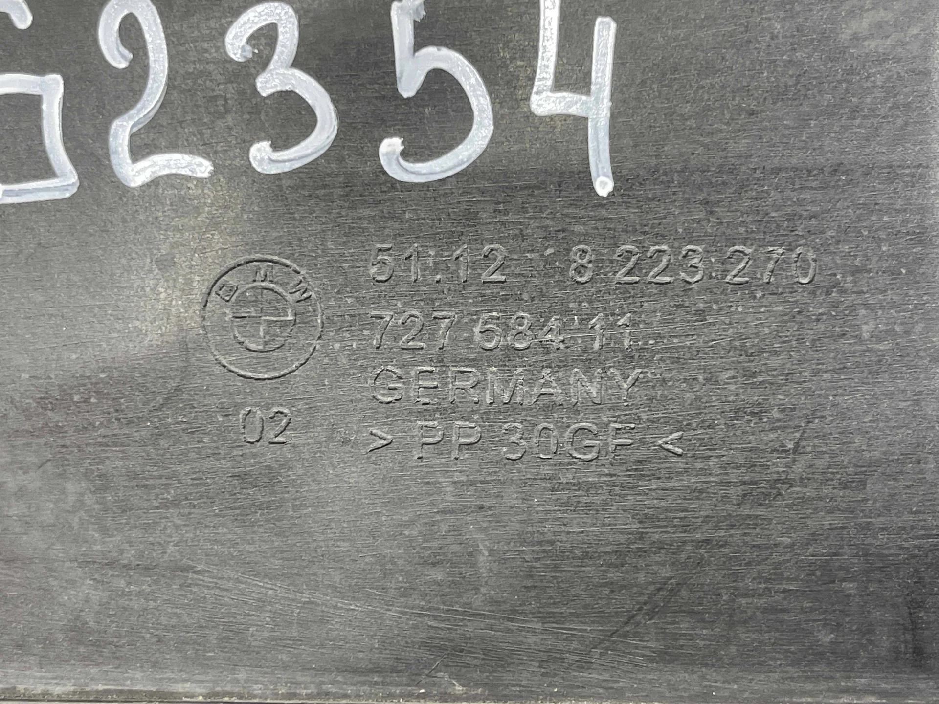 Кронштейн заднего бампера  BMW 7 серия IV - E66  51127155447 - миниатюра 3