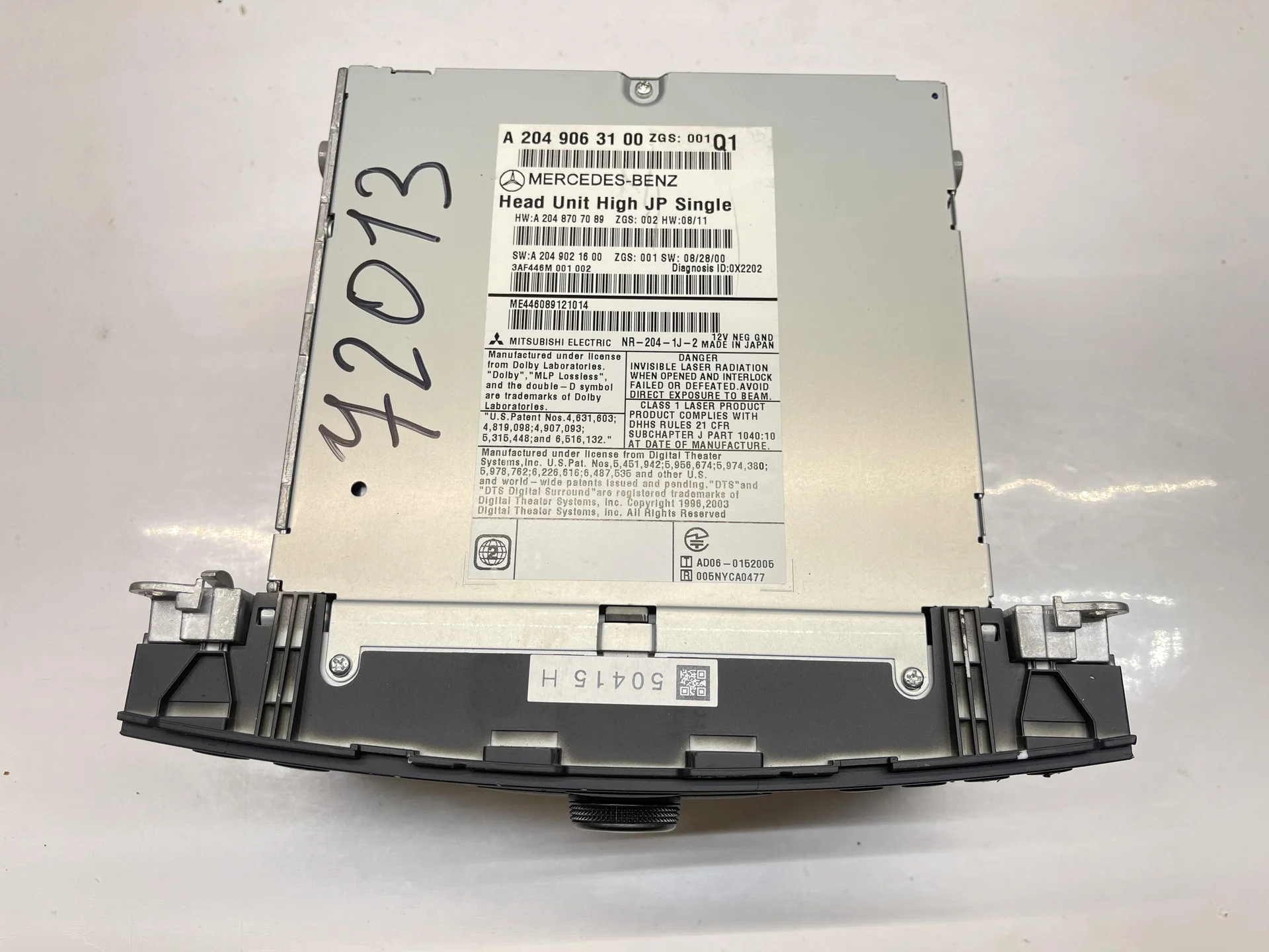 Команд Mercedes-Benz W204 271 A2049063100 - миниатюра 2