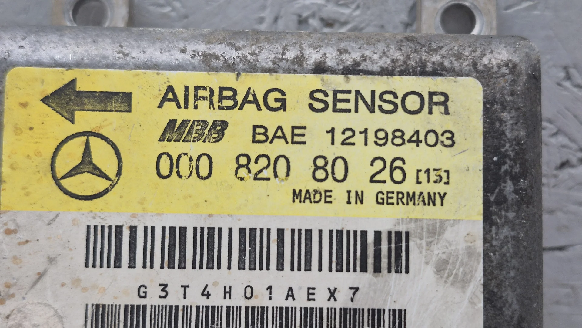 Блок SRS Mercedes-Benz W202 A0008208026 - миниатюра 3