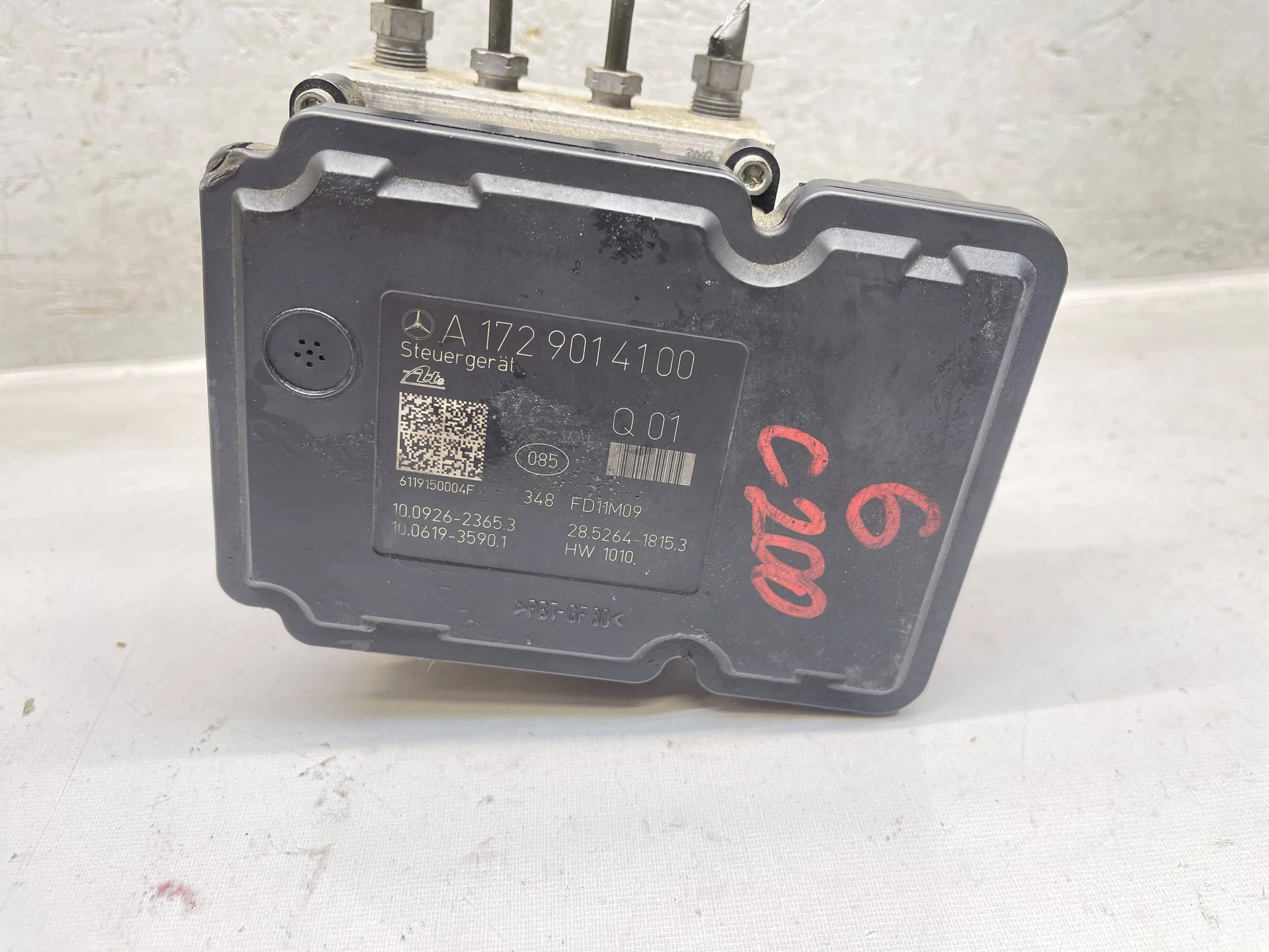 Блок ABS (насос) Mercedes-Benz W204 271 A1724312712 - миниатюра 4