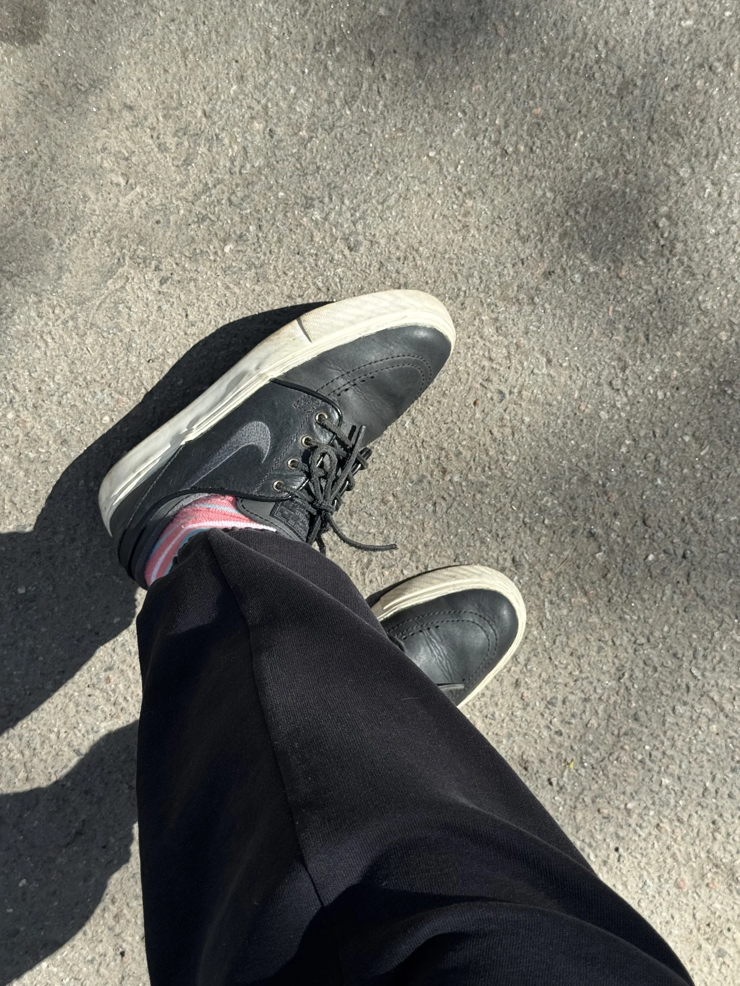 Кожаные кеды Nike - изображение 1