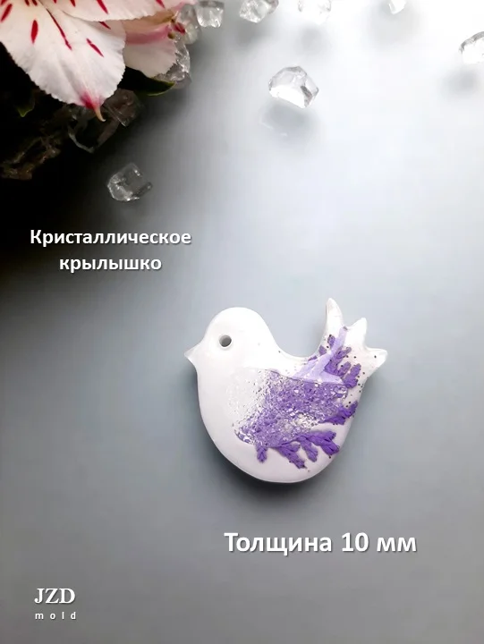 Силиконовый молд «Птички» - миниатюра 6