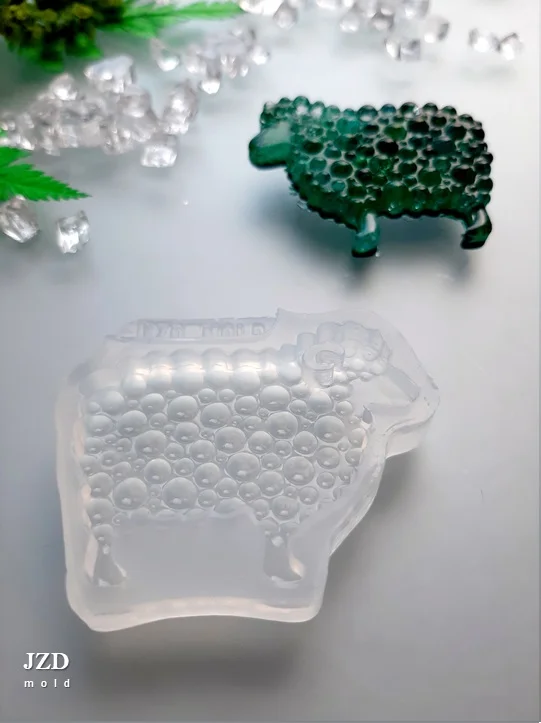 Силиконовый молд «Овечка» Bubbles S - миниатюра 3