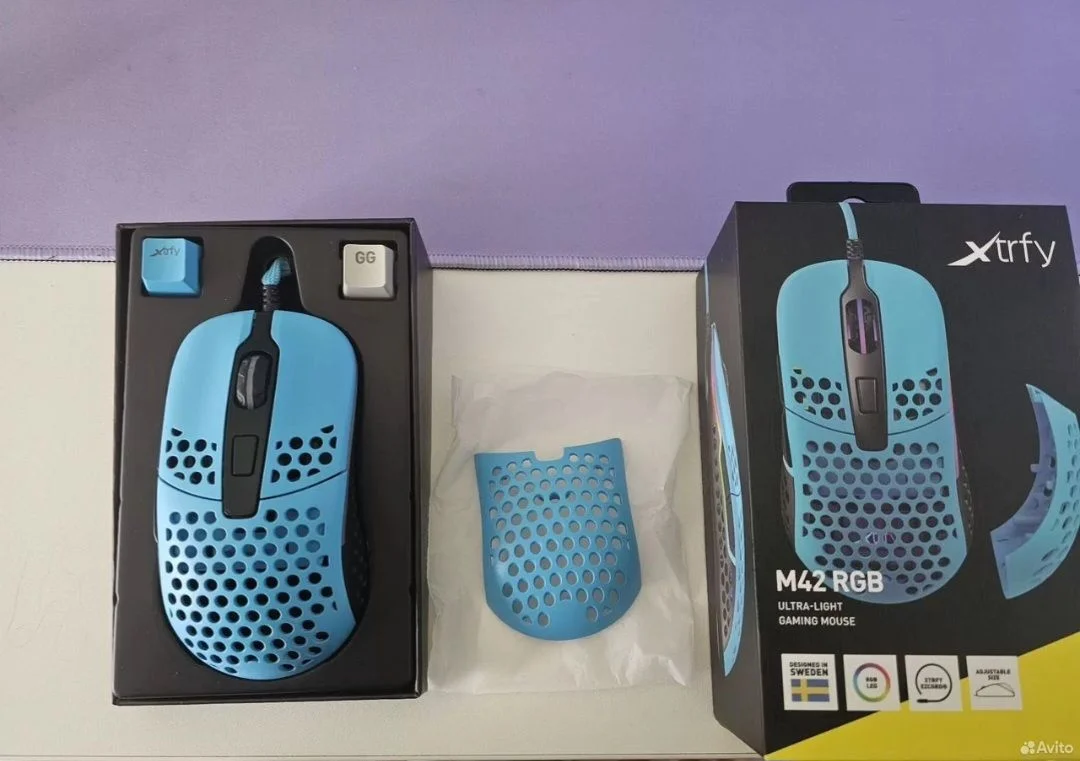 Игровая мышь xtrfy m42 rgb ultra-light - изображение 1