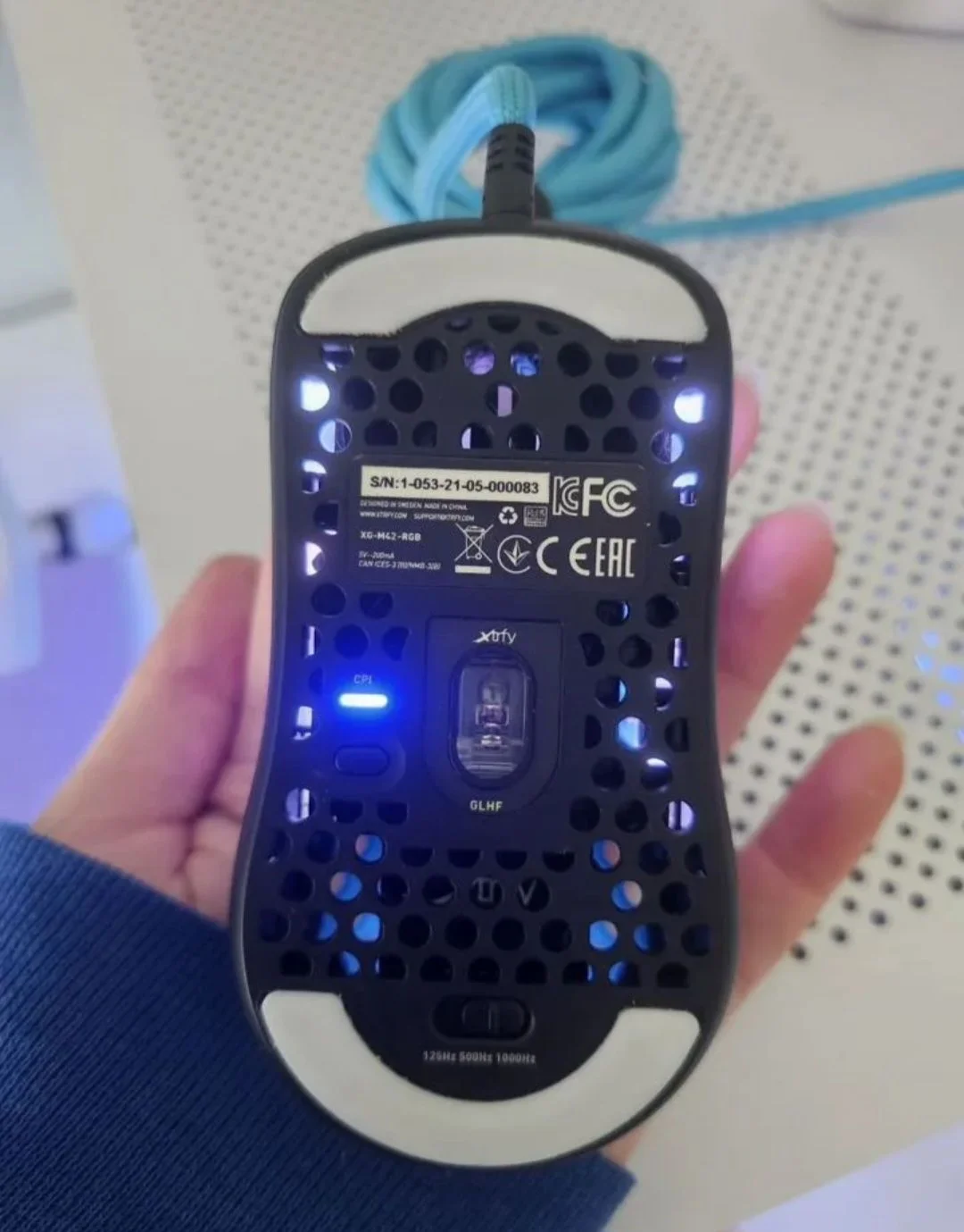 Игровая мышь xtrfy m42 rgb ultra-light - миниатюра 3