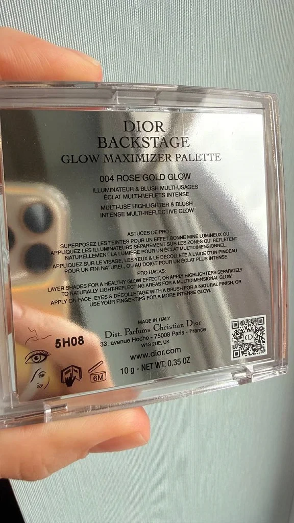 Dior backstage хайлайтер 004 Rose Gold Glow - миниатюра 4