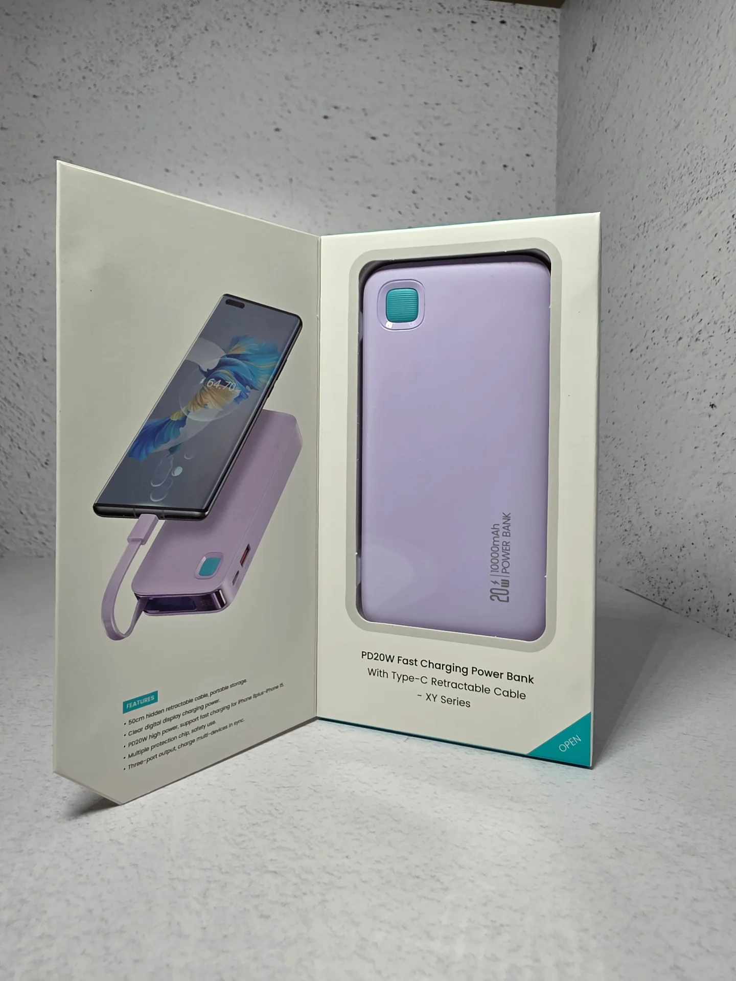 Powerbank usams с Type-C 10000 мАч PD 20W - миниатюра 2