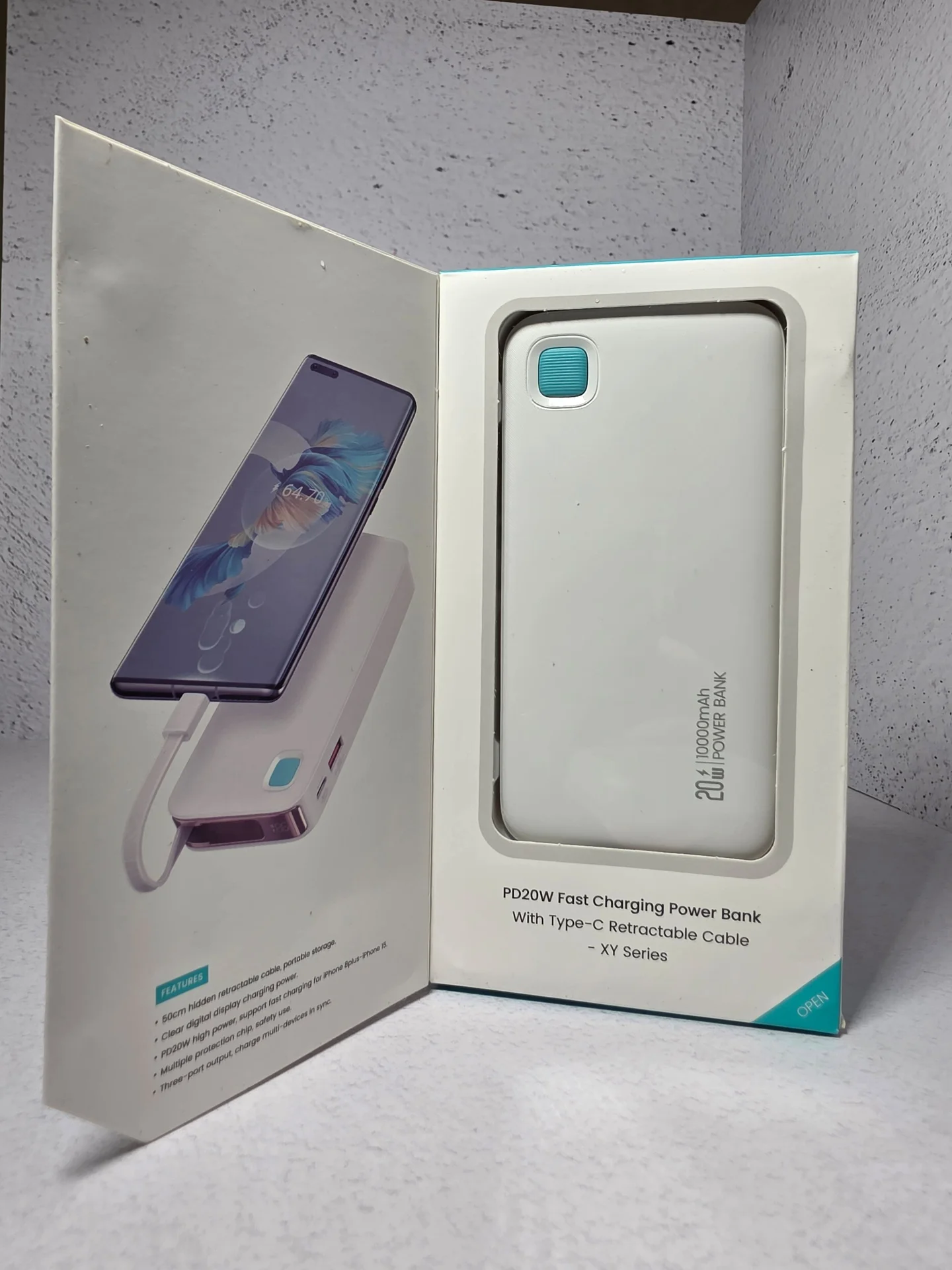 Powerbank usams с Type-C 10000 мАч PD 20W - миниатюра 3