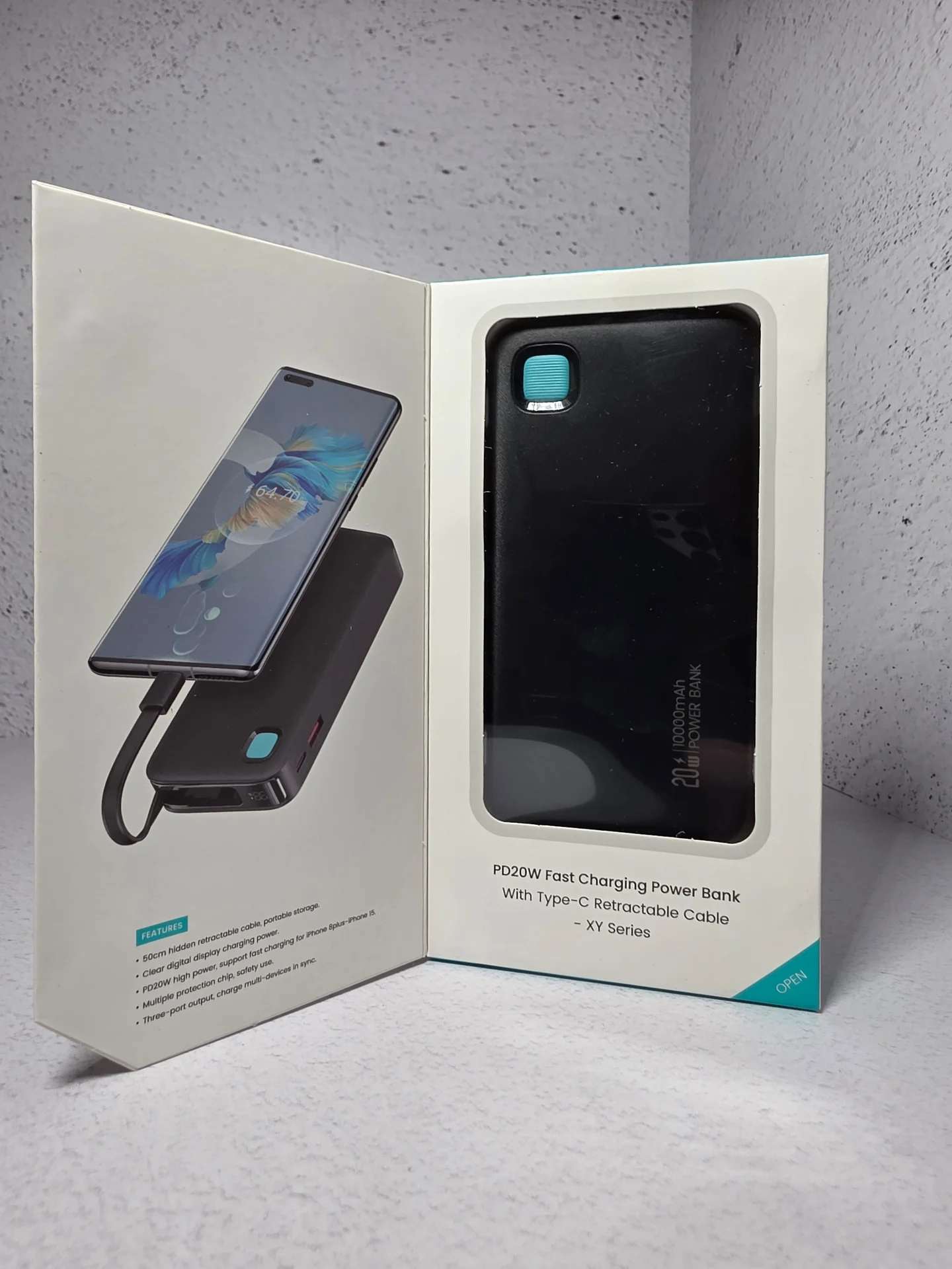 Powerbank usams с Type-C 10000 мАч PD 20W - миниатюра 4