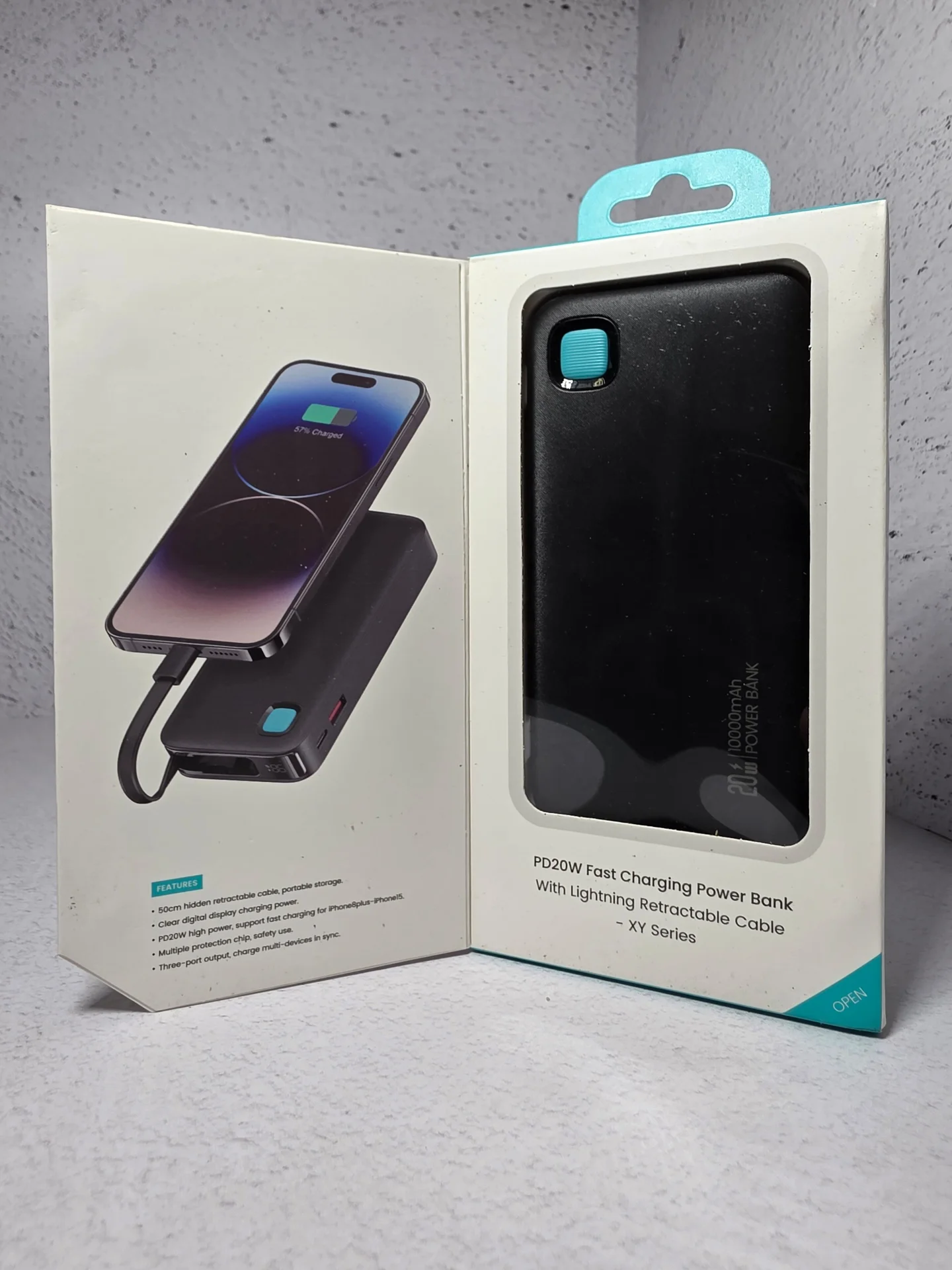 Powerbank usams с Lightning 10000 мАч PD 20W - миниатюра 3