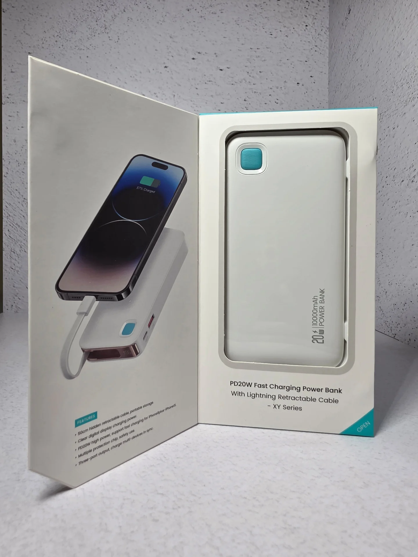 Powerbank usams с Lightning 10000 мАч PD 20W - миниатюра 4