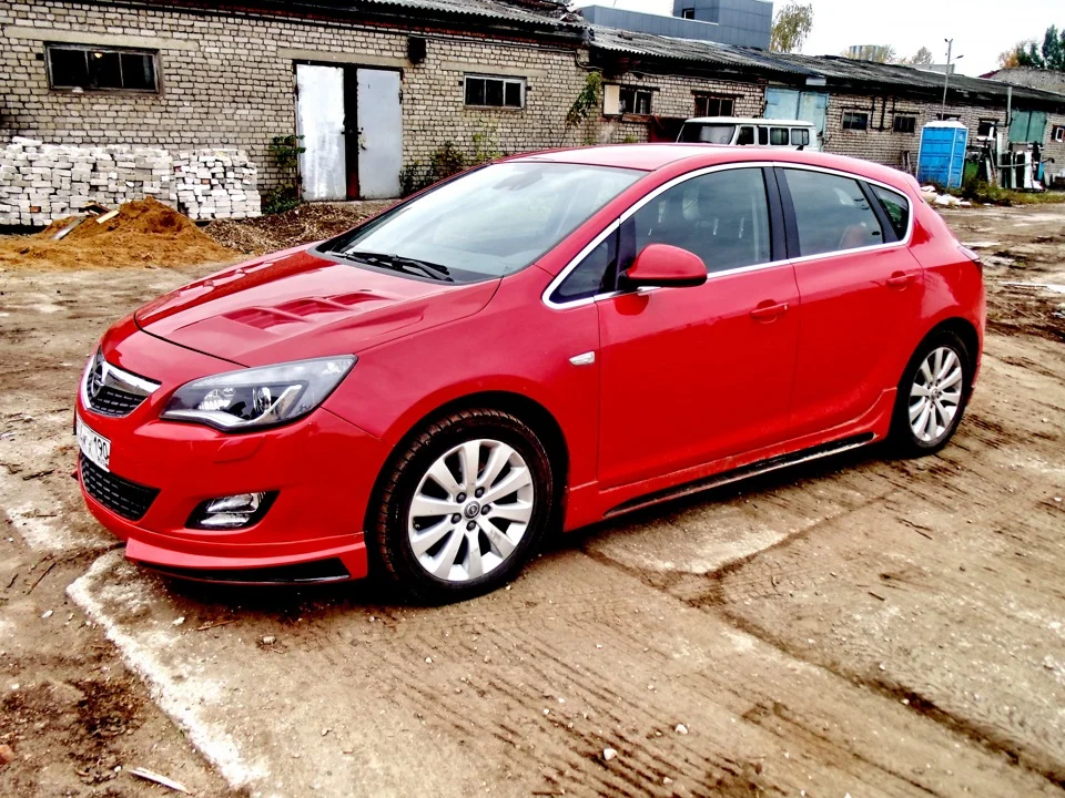 Полный комплект обвеса для Opel Astra J (дорестайл/рестайл)