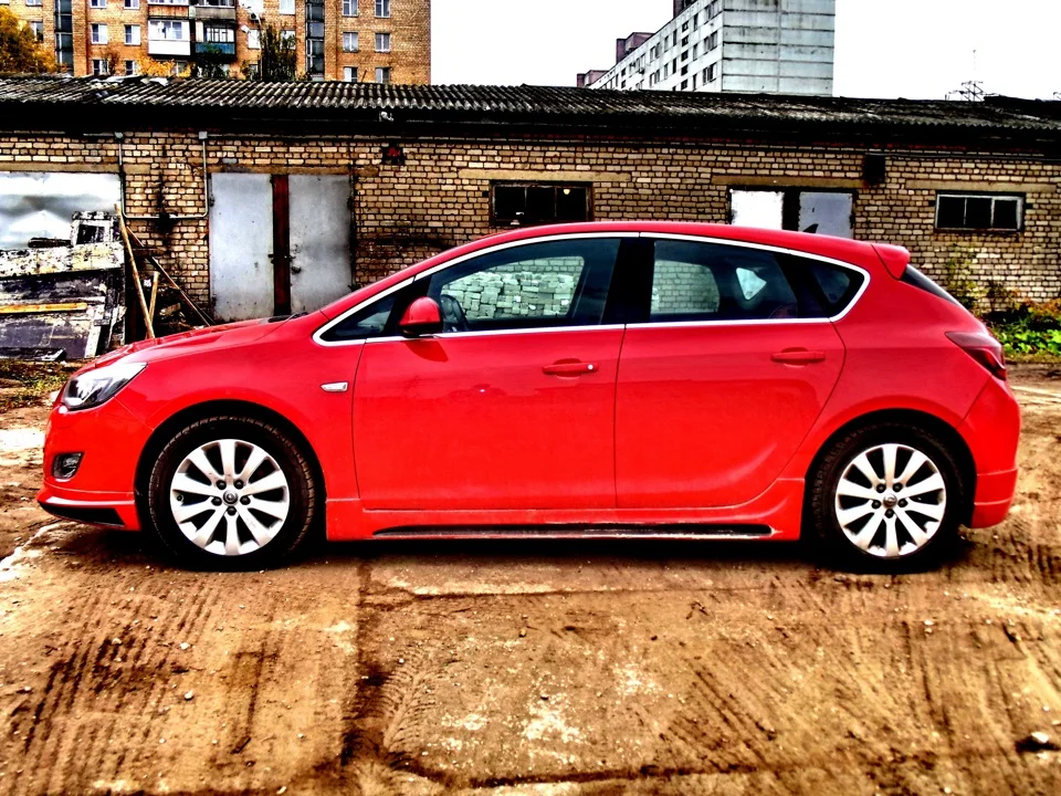 Полный комплект обвеса для Opel Astra J (дорестайл/рестайл) - миниатюра 2