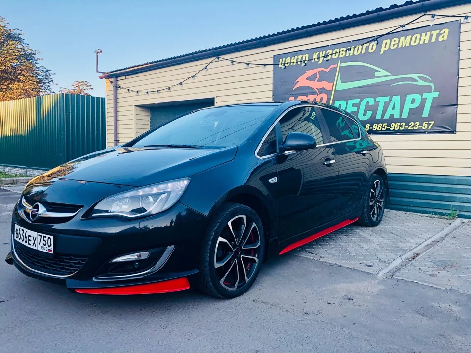 Полный комплект обвеса для Opel Astra J (дорестайл/рестайл) - миниатюра 7