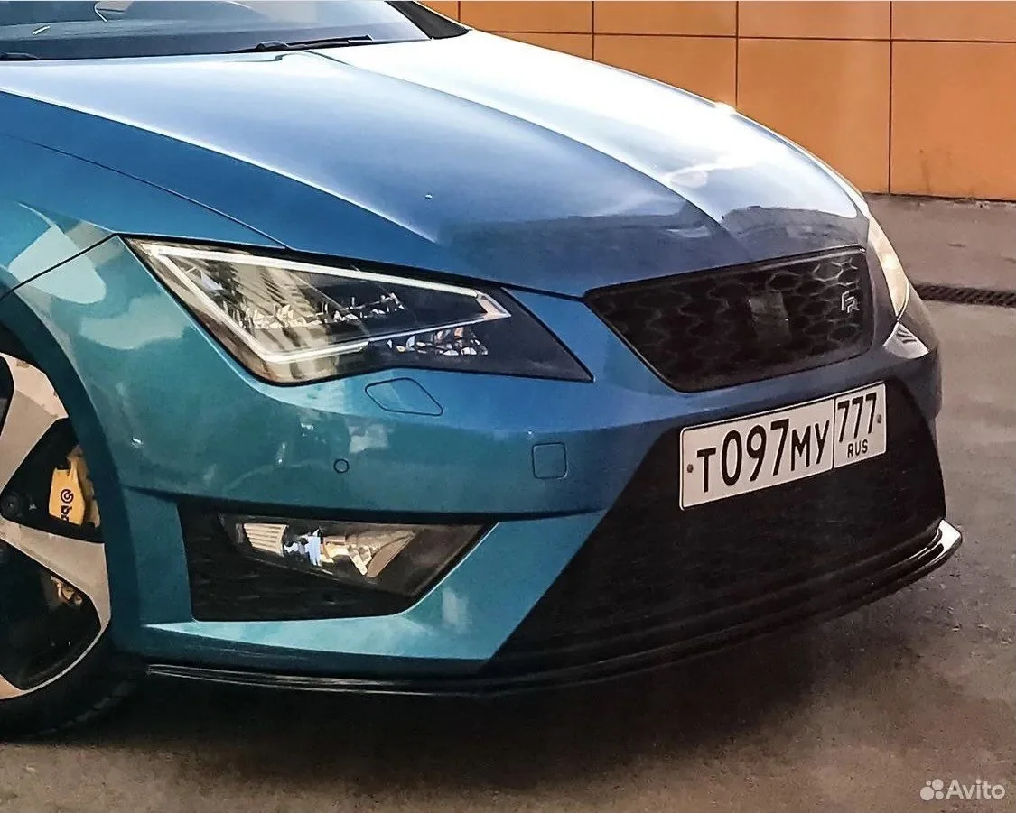 Сплиттер переднего бампера для Seat Leon - миниатюра 3