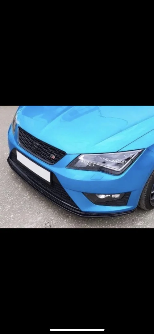 Сплиттер переднего бампера для Seat Leon - миниатюра 4
