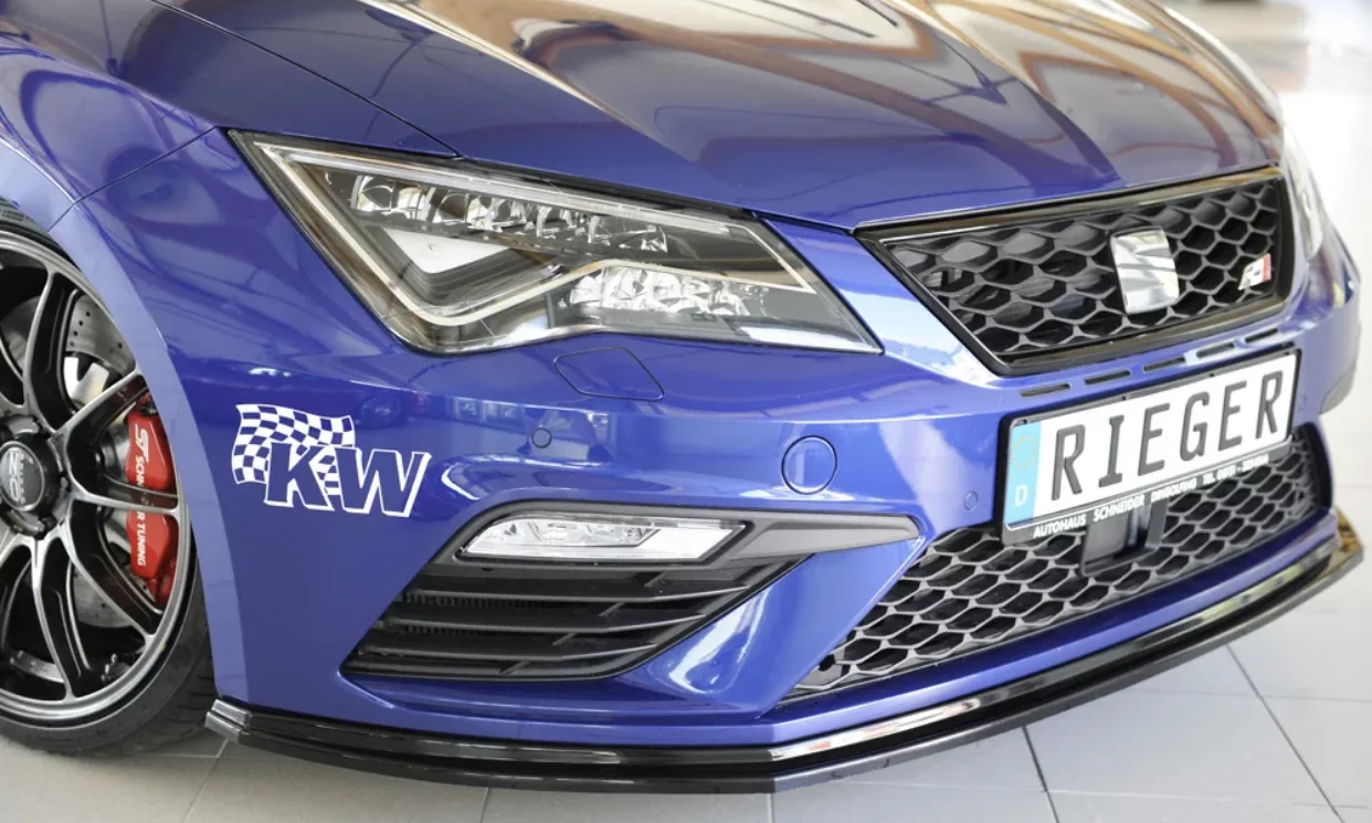 Сплиттер переднего бампера для Seat Leon - миниатюра 5