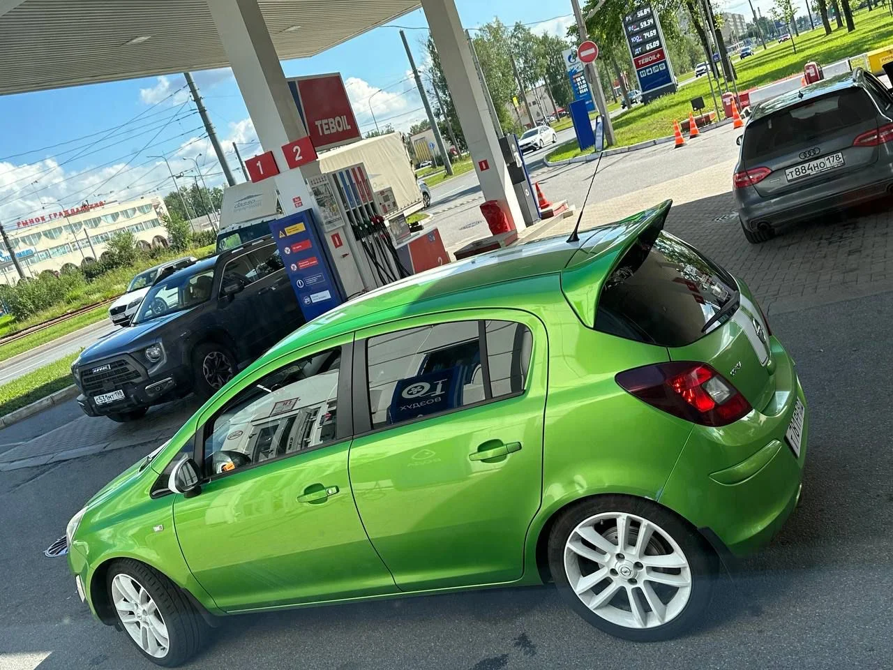Комплект спойлеров на крышку багажника для Opel Corsa D(5дверей) - изображение 1