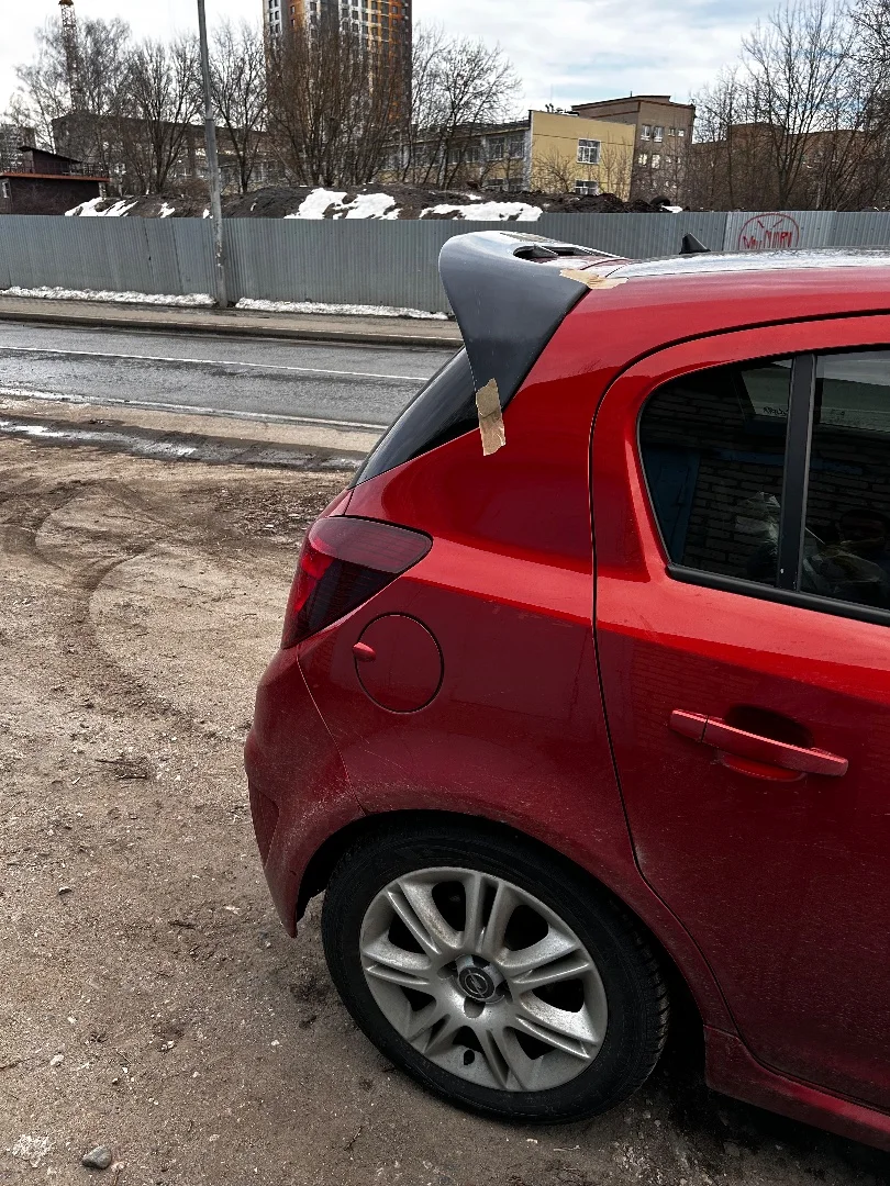 Комплект спойлеров на крышку багажника для Opel Corsa D(5дверей) - миниатюра 5