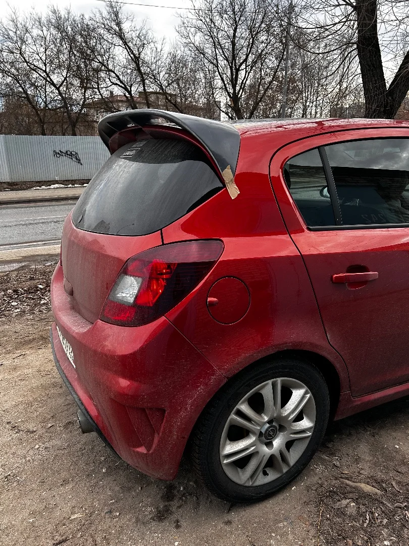 Комплект спойлеров на крышку багажника для Opel Corsa D(5дверей) - миниатюра 6