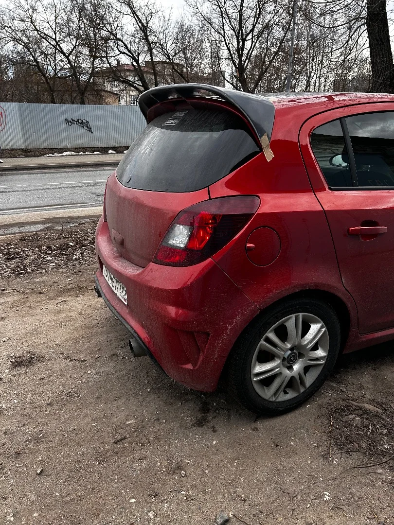 Комплект спойлеров на крышку багажника для Opel Corsa D(5дверей) - миниатюра 8