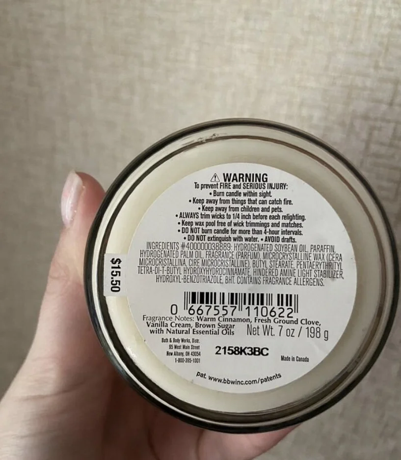 Свеча bath body works - миниатюра 3