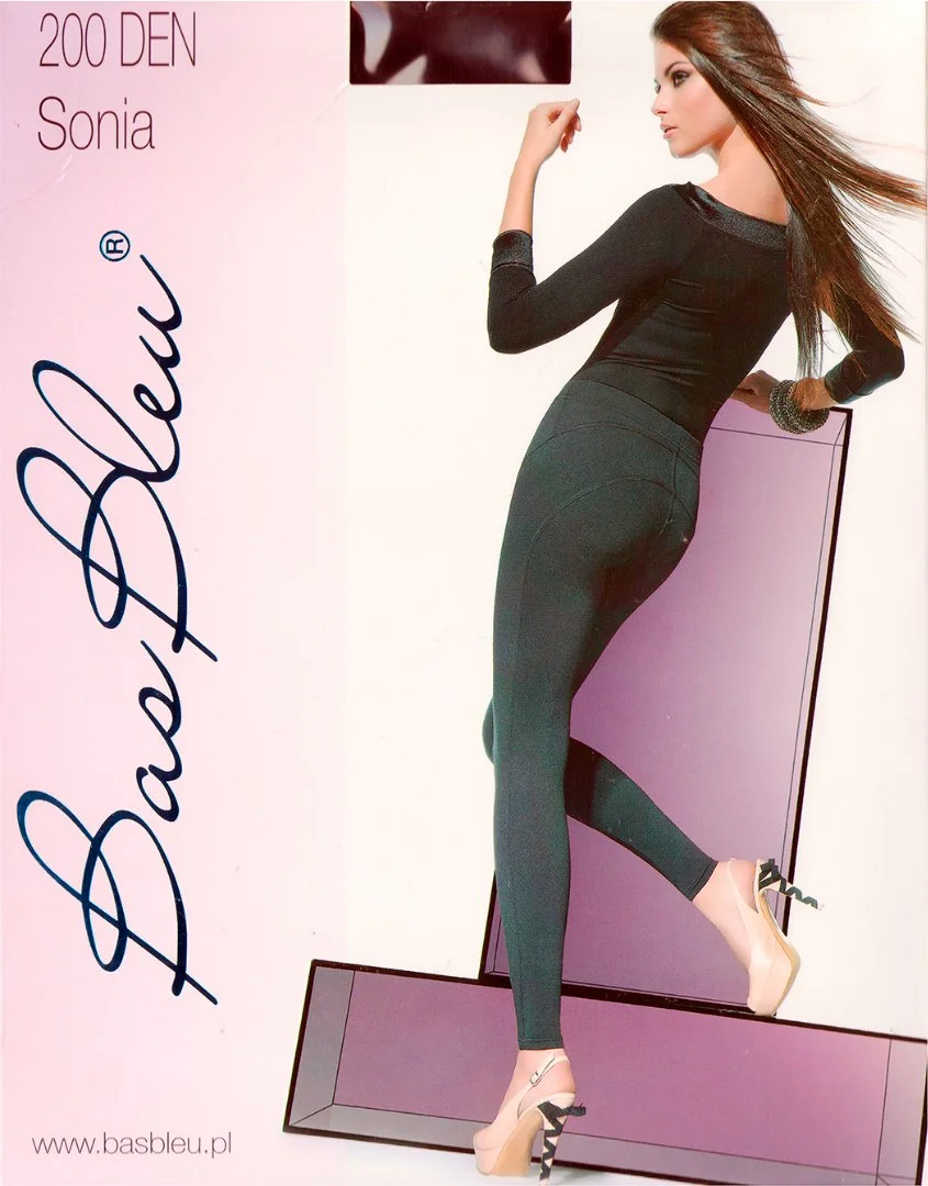 Легинсы Bas Bleu Sonia 200 den black 4L - миниатюра 4