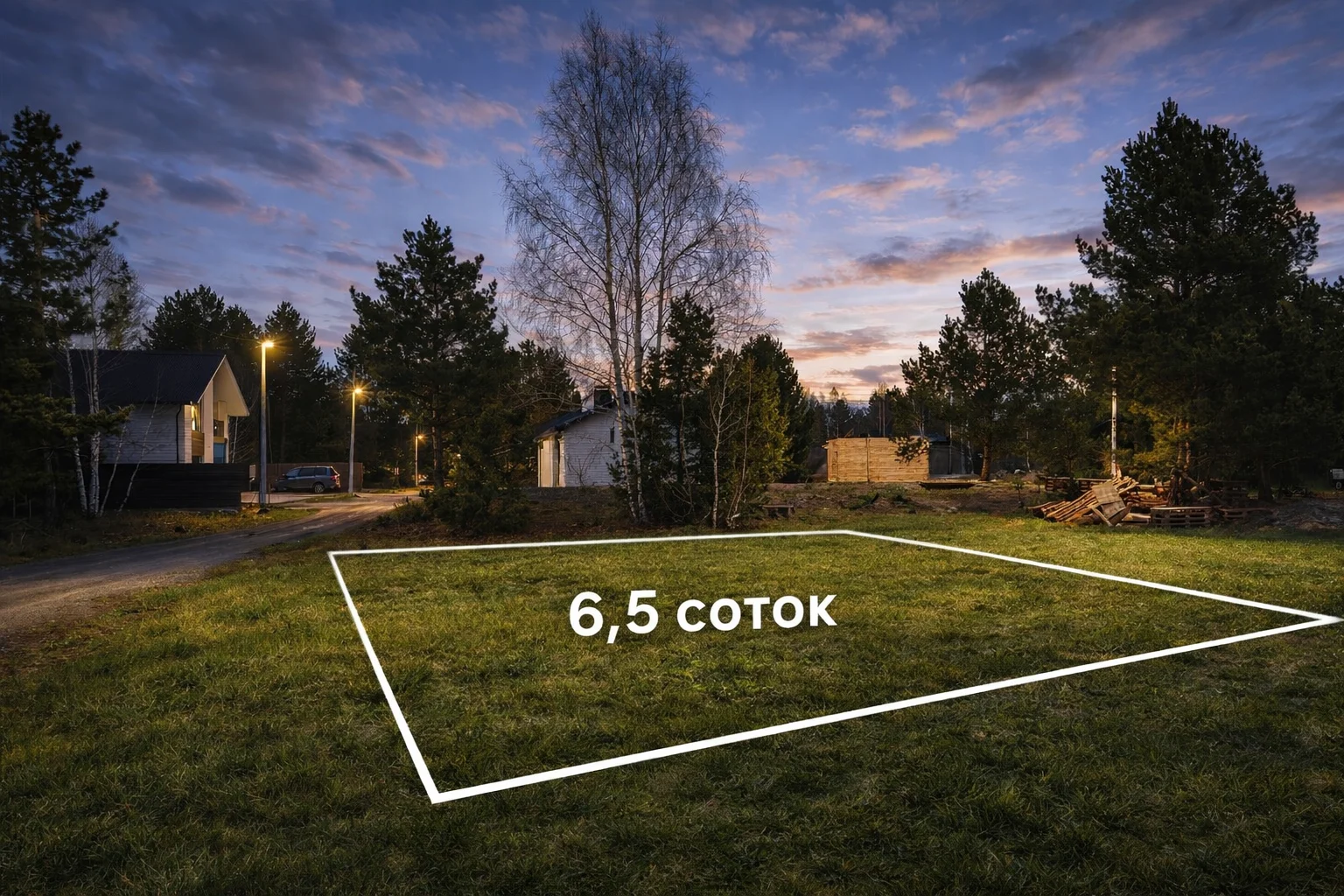 Участок у соснового леса | 6,5 соток | ИЖС - миниатюра 2