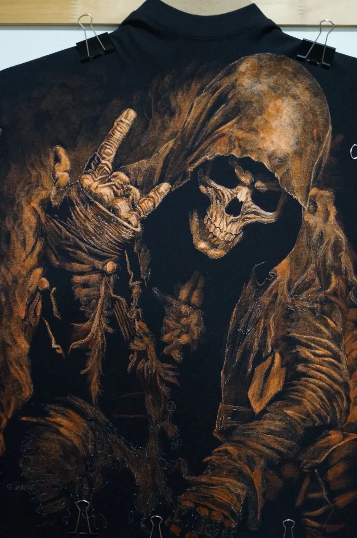 Футболка с росписью - миниатюра 4