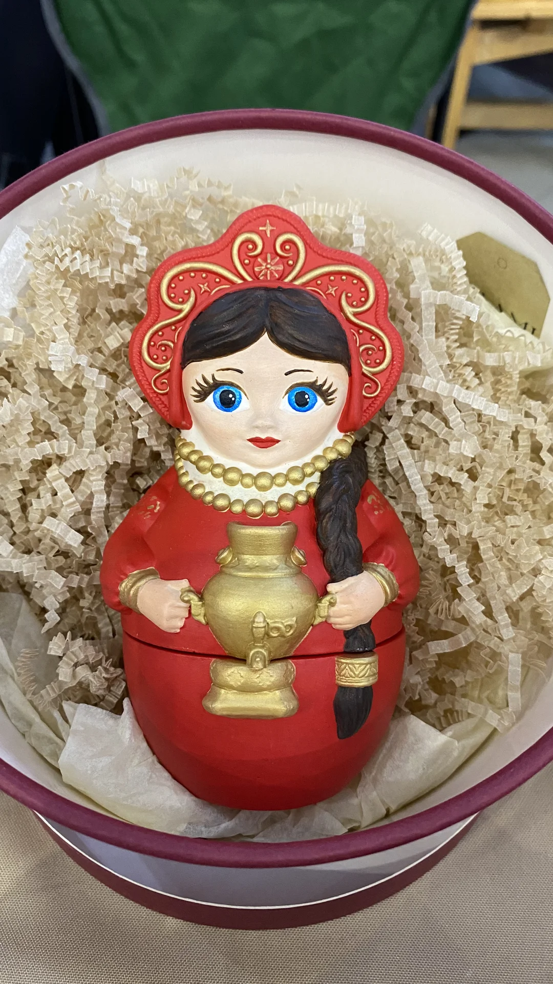 Свечи ручной работы «Матрешка» - миниатюра 2