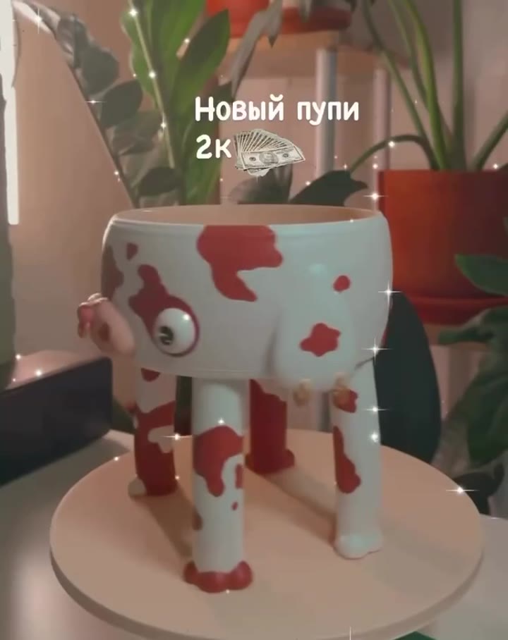 Подставка под растения / кашпо /миска - видео 2