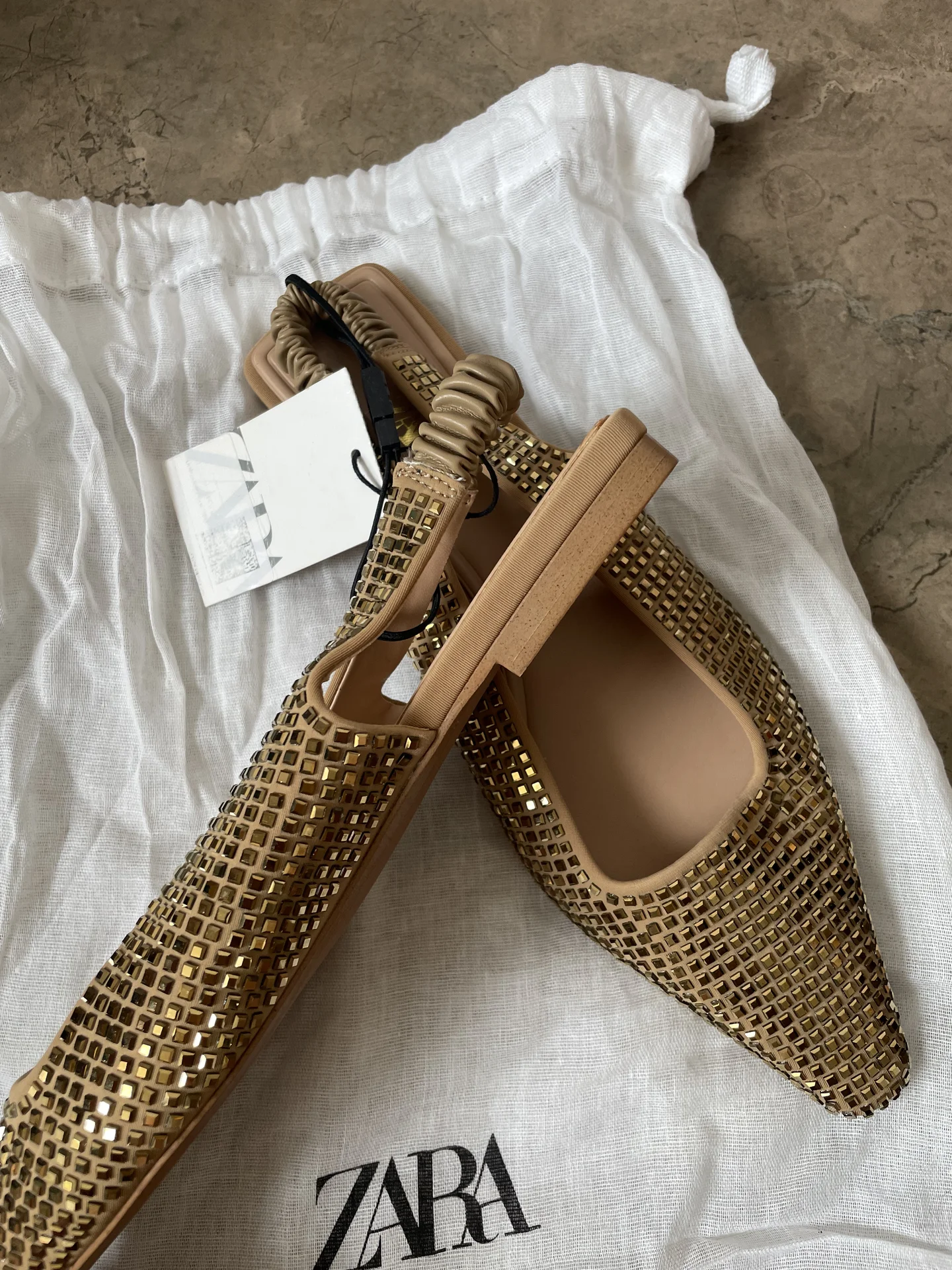 Туфли слингбэки Zara новые - миниатюра 3