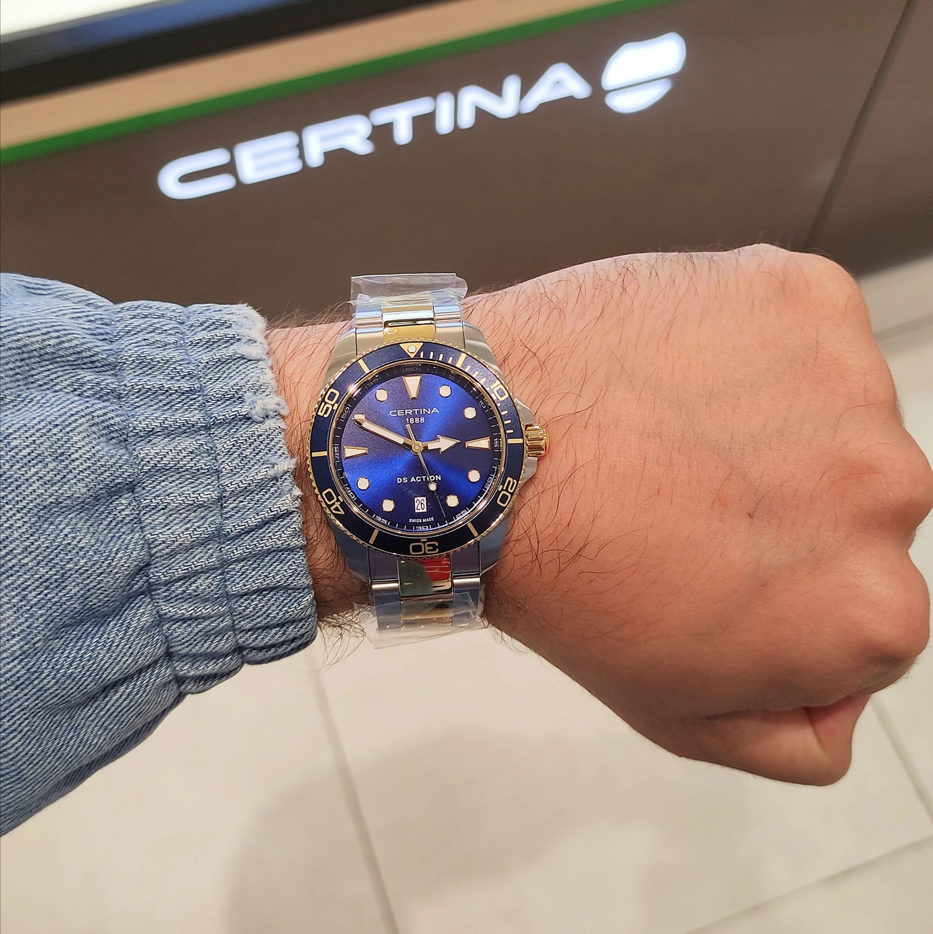 Мужские часы Certina C048.410.22.041.00 оригинал - миниатюра 3