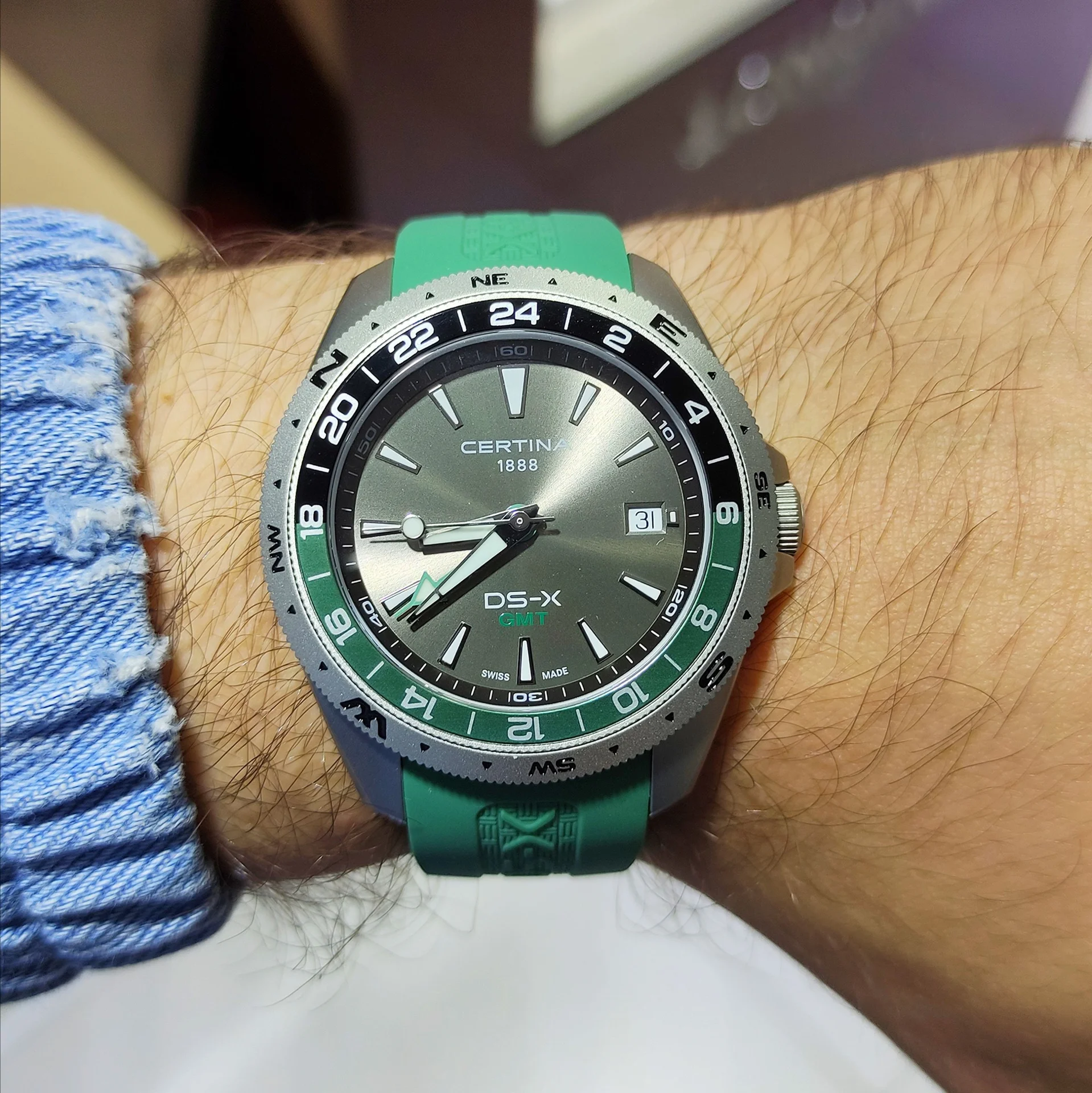 Мужские часы Certina C047.452.17.081.00 оригинал - миниатюра 3