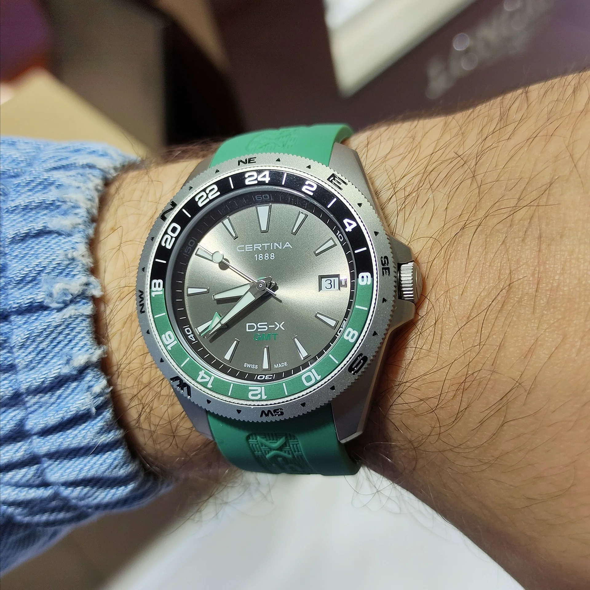 Мужские часы Certina C047.452.17.081.00 оригинал - миниатюра 4