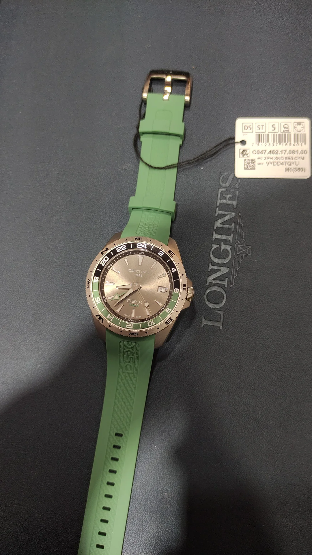 Мужские часы Certina C047.452.17.081.00 оригинал - миниатюра 6