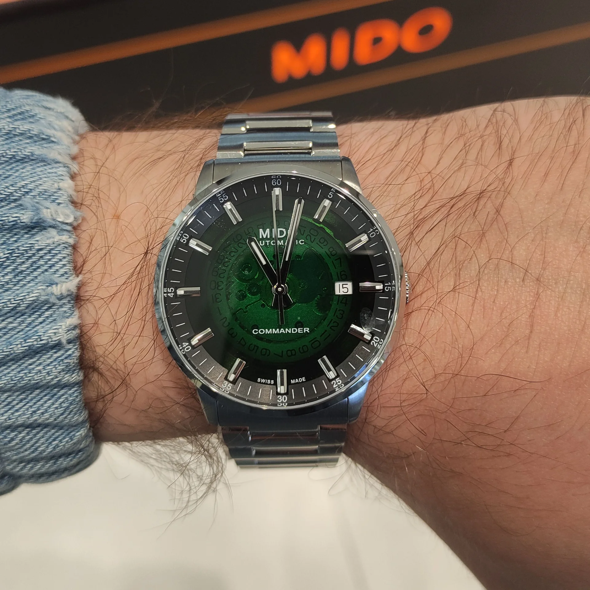 Мужские часы Mido M021.407.11.411.03 оригинал - изображение 1