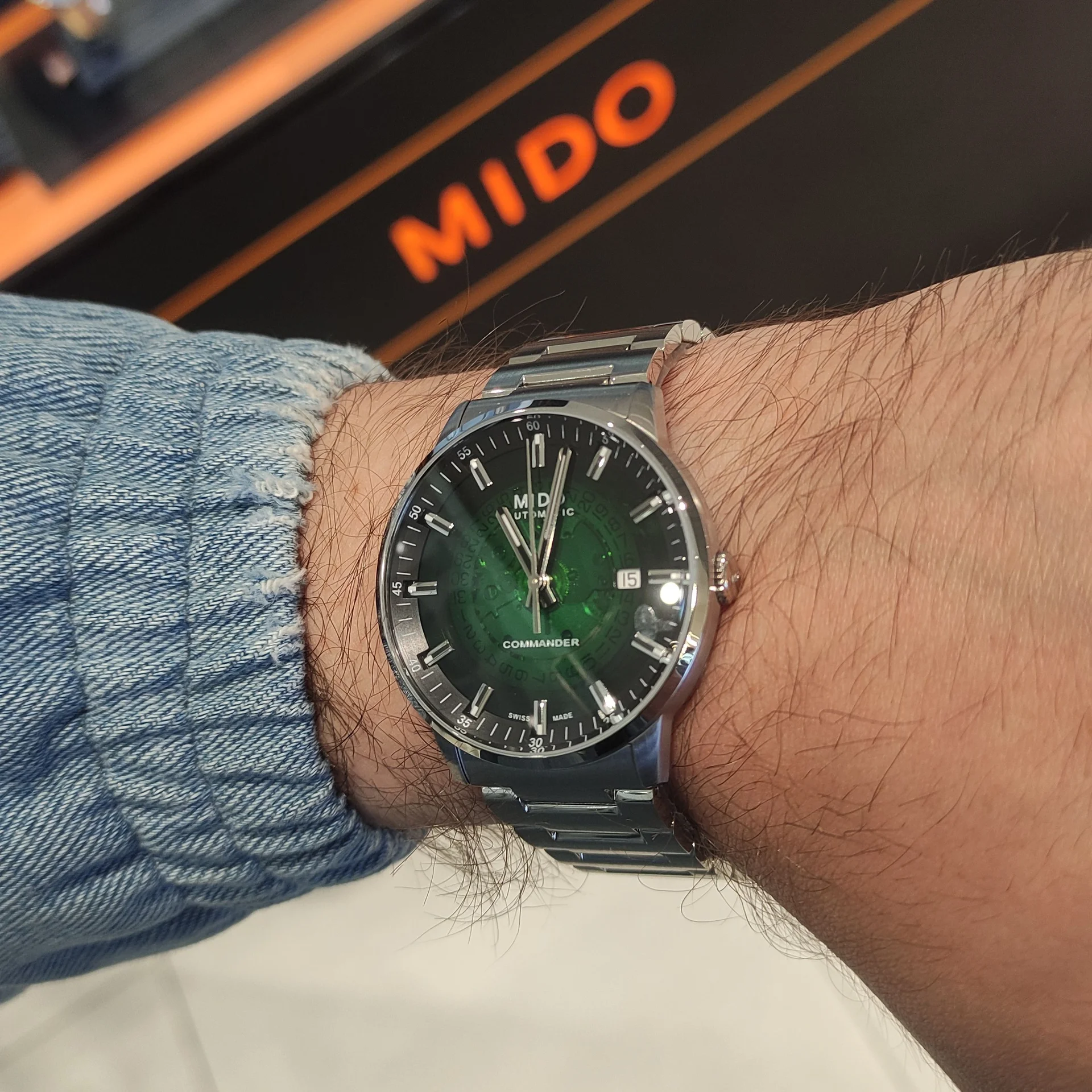 Мужские часы Mido M021.407.11.411.03 оригинал - миниатюра 2